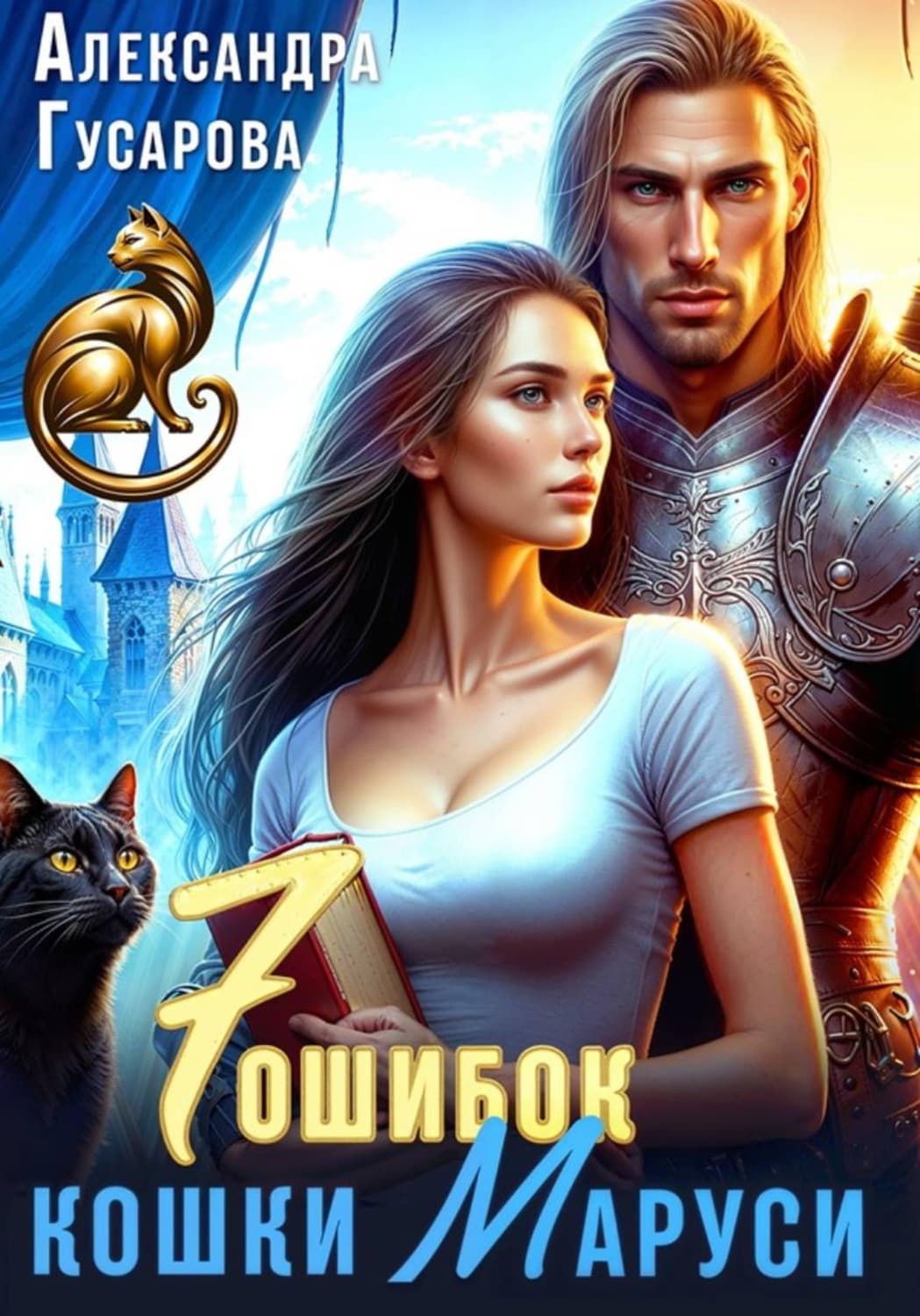 Обложка книги «7 ошибок кошки Маруси» — Александра Гусарова