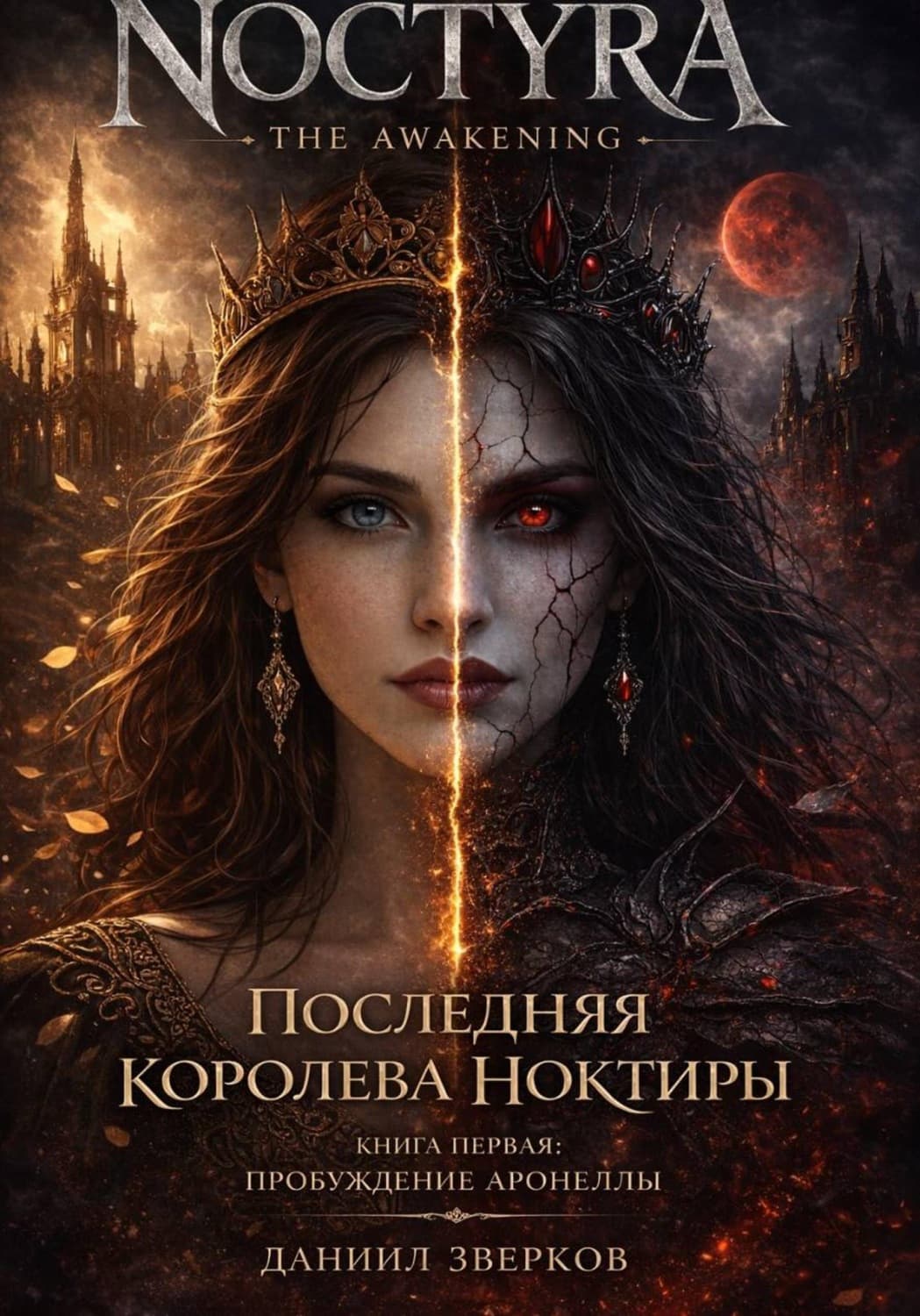 Обложка книги «Последняя Королева Ноктиры: Пробуждение Аронеллы» — Даниил Зверков