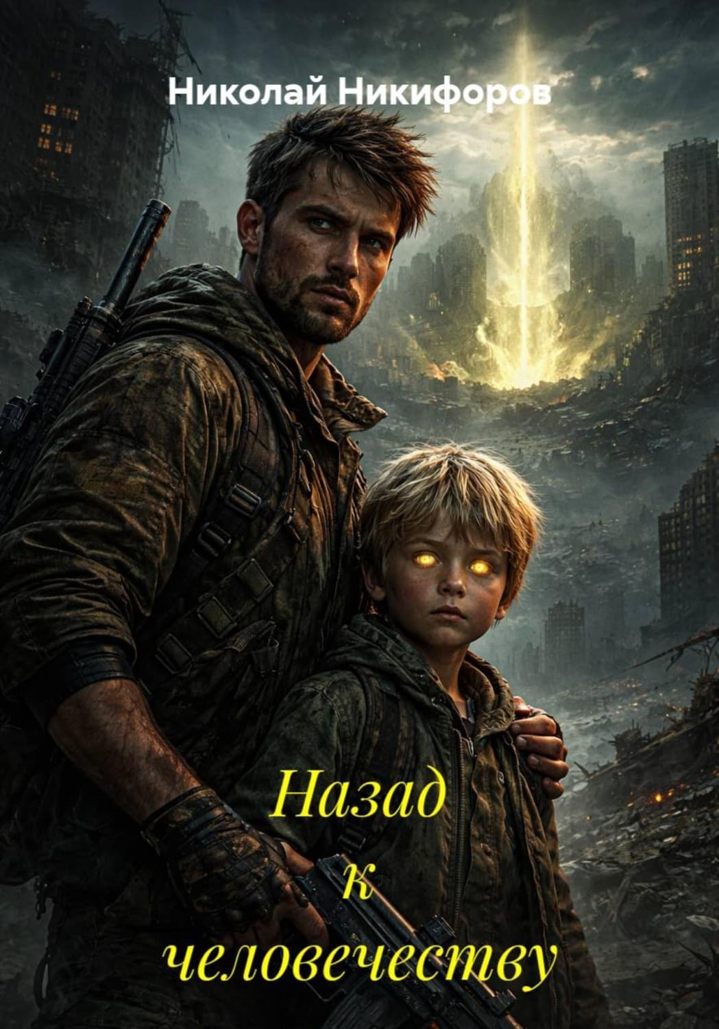 Обложка книги «Назад к человечеству» — Николай Никифоров