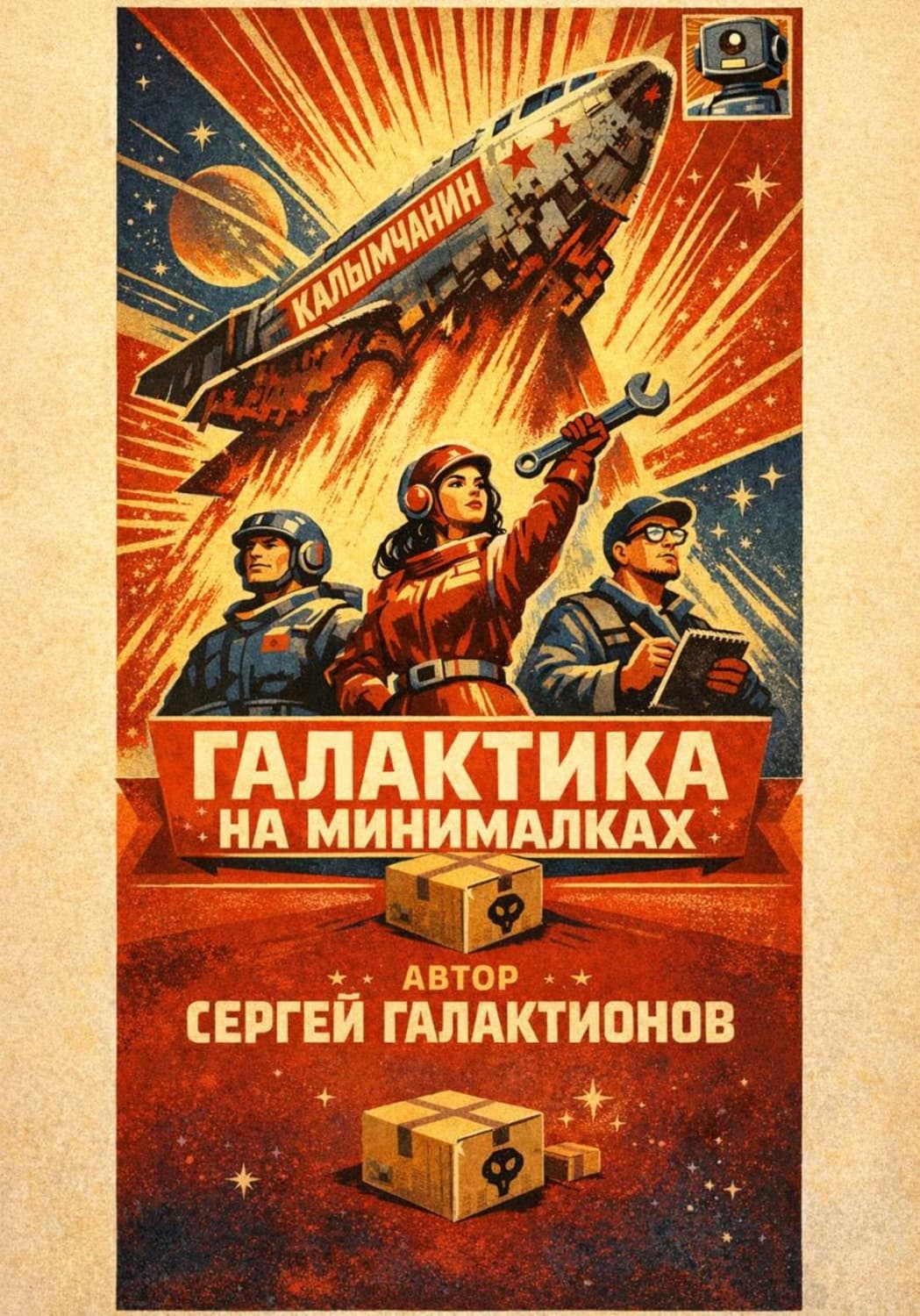 Обложка книги «Галактика на минималках» — Сергей Галактионов
