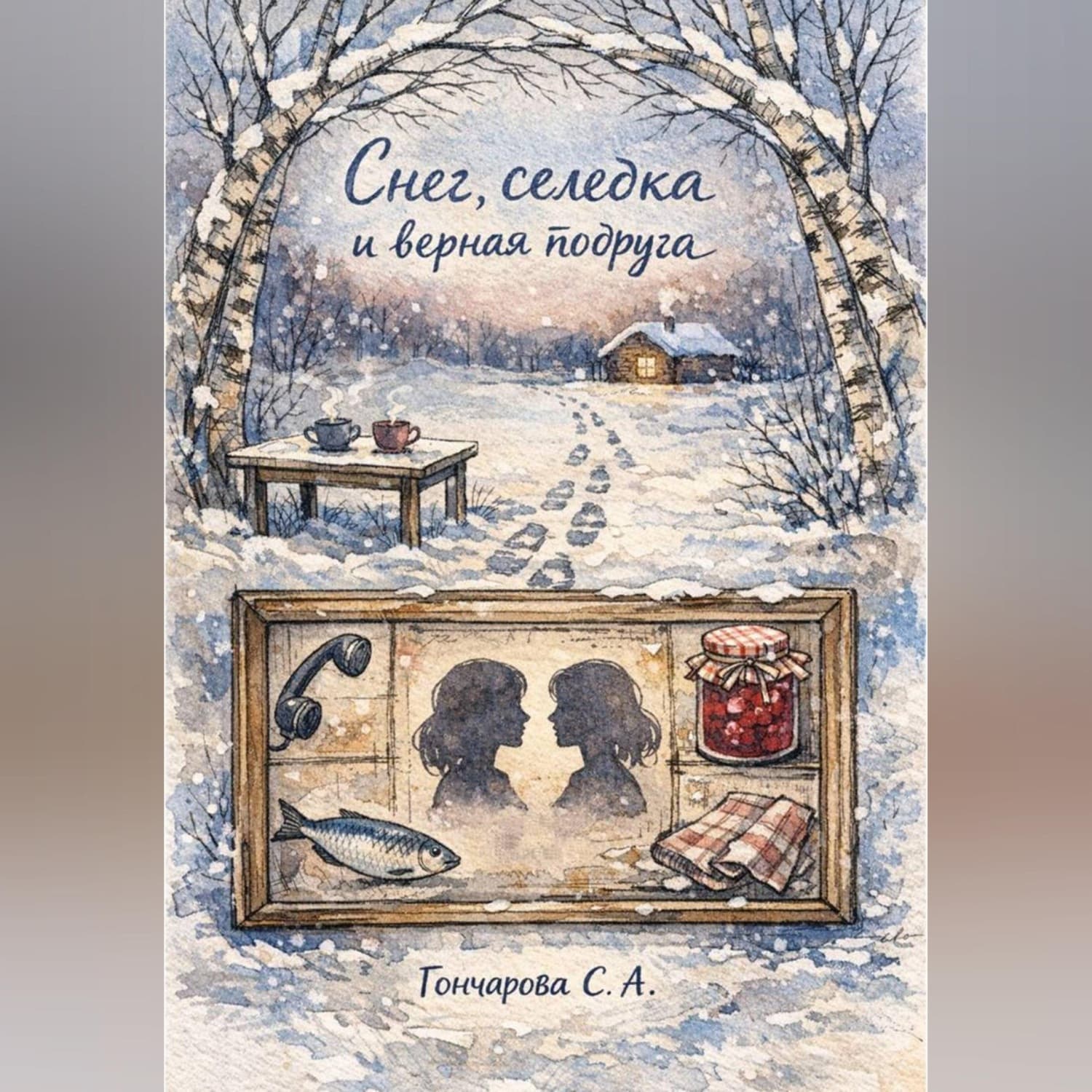 Обложка книги «Снег, селёдка и верная подруга» — Светлана Гончарова