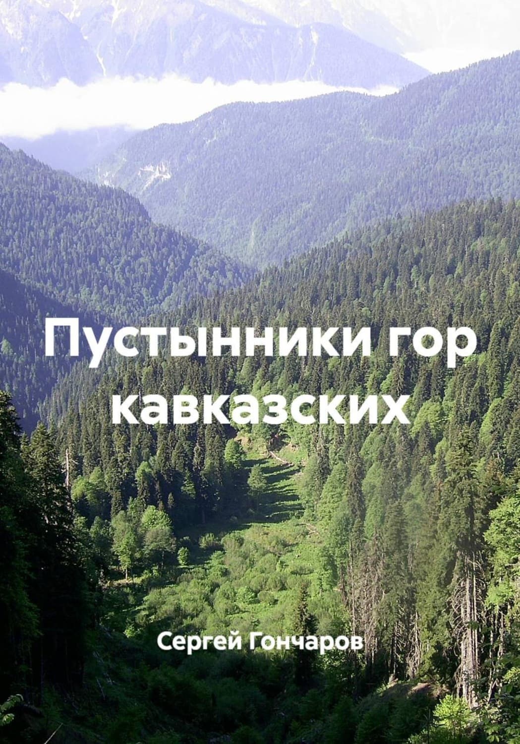 Обложка книги «Пустынники гор кавказских» — С. Гончаров