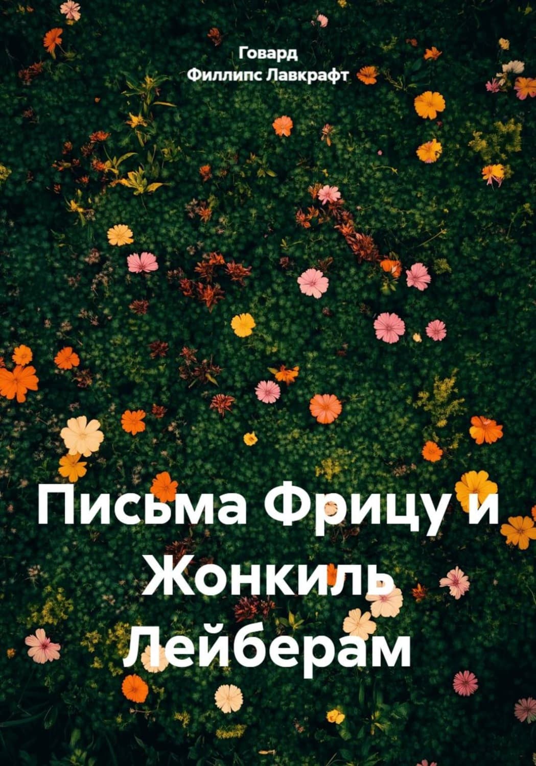Обложка книги «Письма Фрицу и Жонкиль Лейберам» — Говард Филлипс Лавкрафт