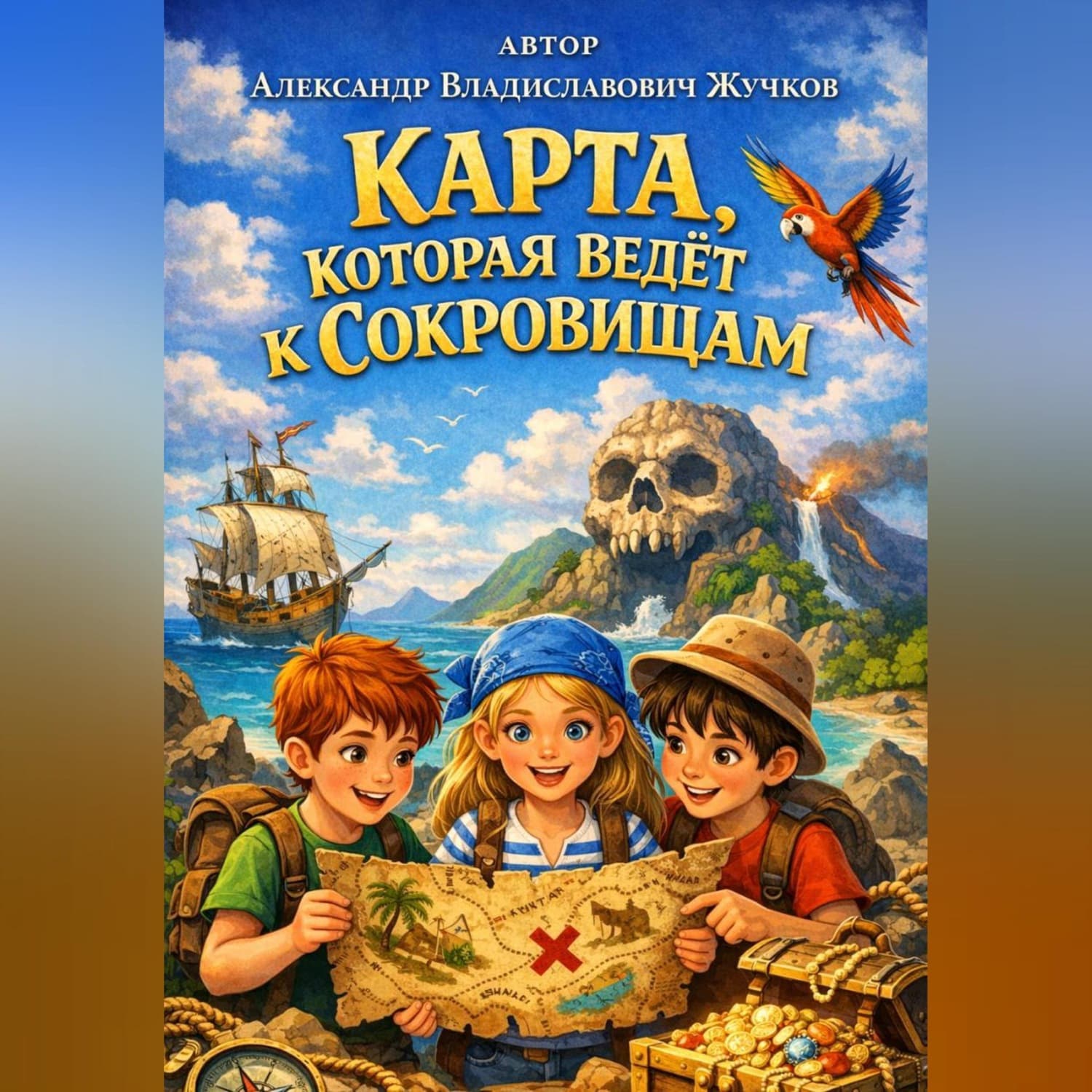 Обложка книги «Карта, Которая Ведёт к Сокровищам» — Александр Жучков