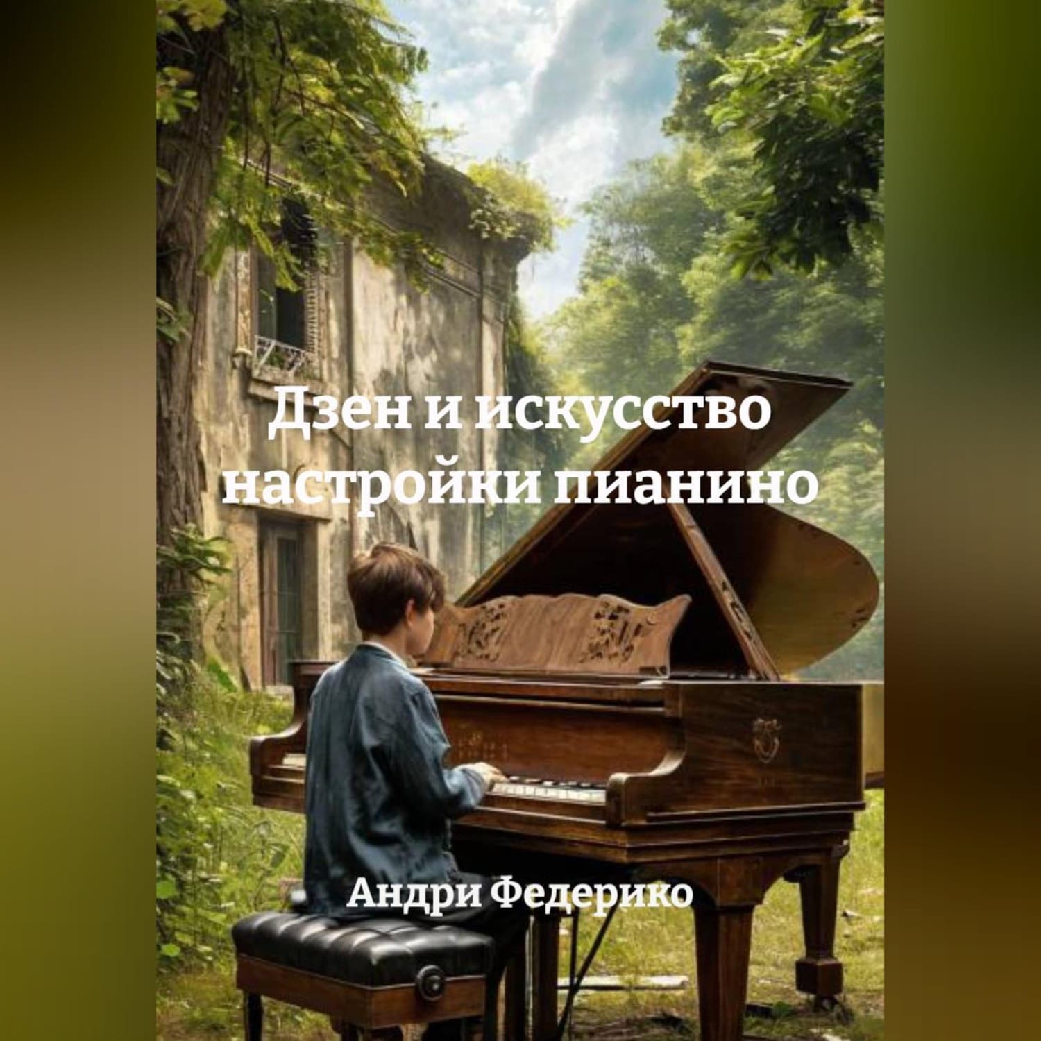 Обложка книги ««Дзен и искусство настройки пианино»» — Аксат Федерико