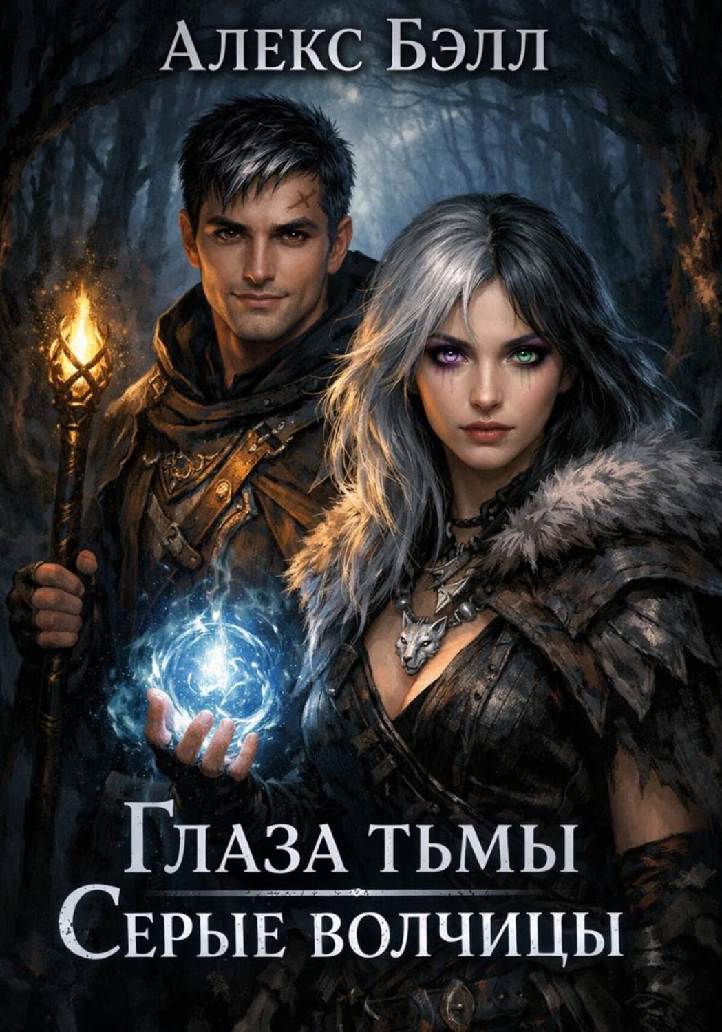 Обложка книги «Глаза тьмы: Серые волчицы» — Алекс Бэлл