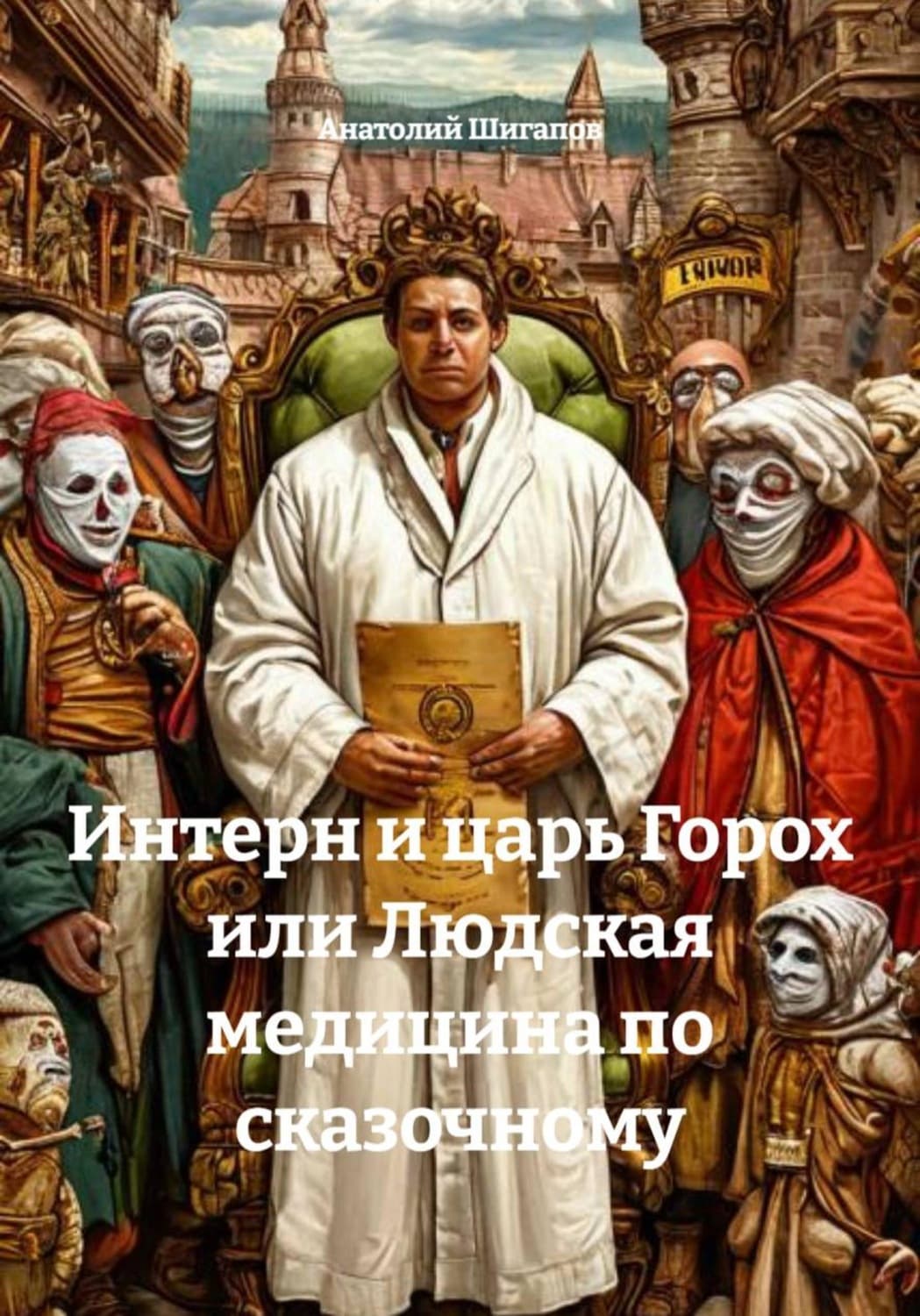 Обложка книги «Интерн и царь Горох или Людская медицина по сказочному» — Артур Шигапов