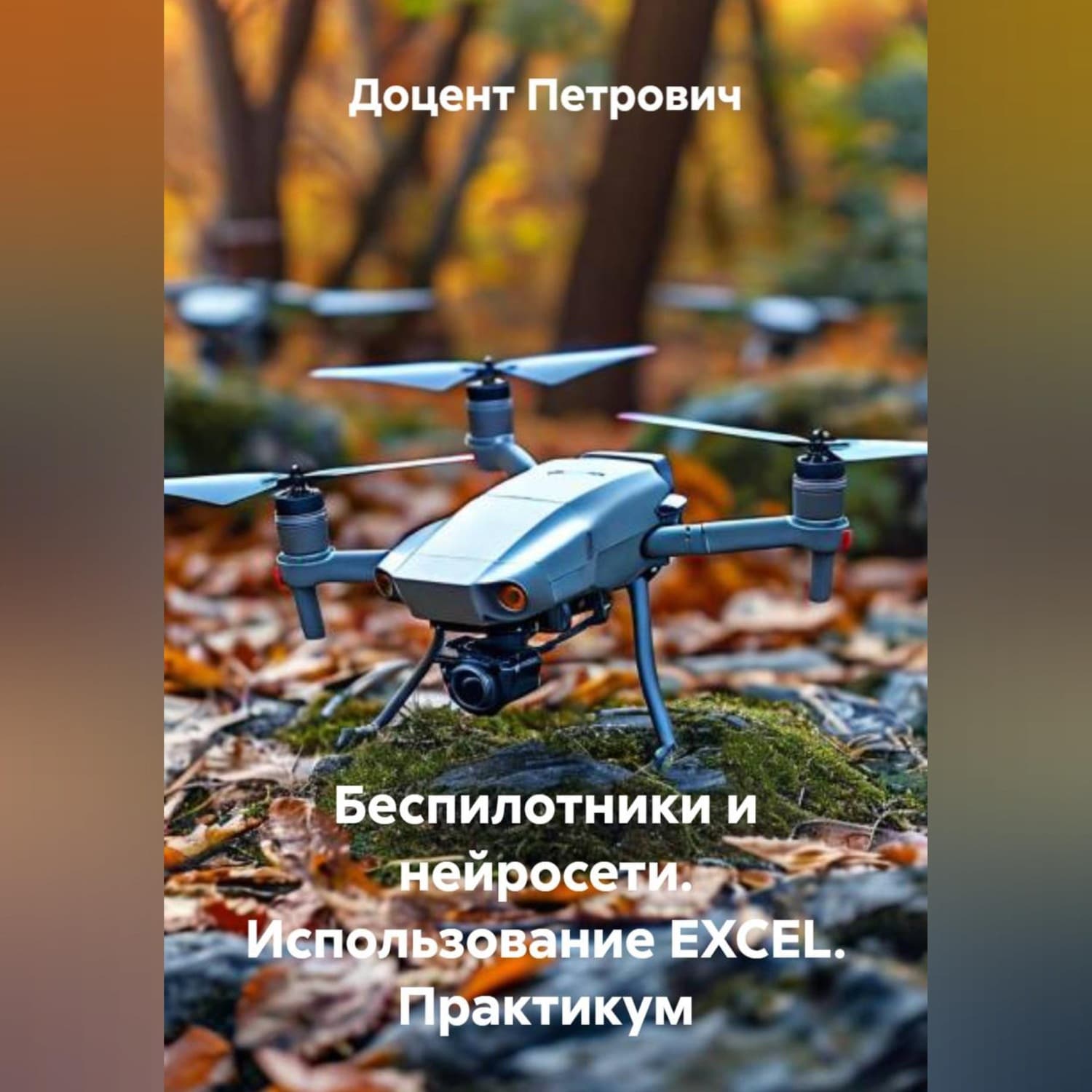 Обложка книги «Беспилотники и нейросети.Использование EXCEL» — Доцент