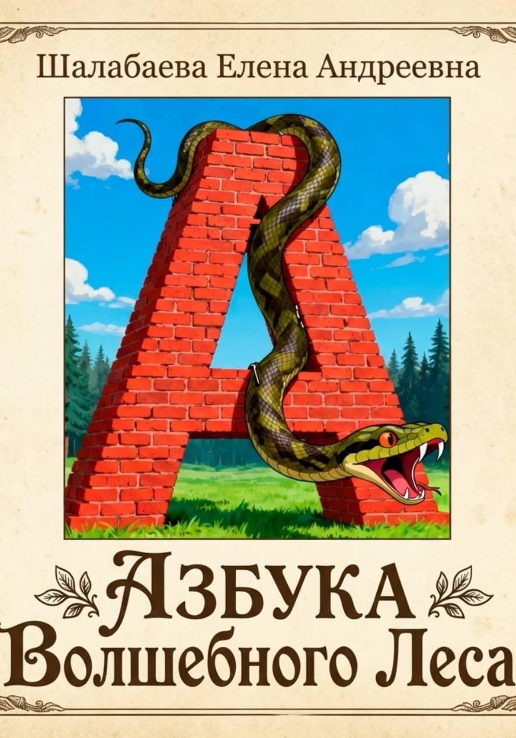 Обложка книги «Азбука Волшебного Леса» — Елена Шалабаева