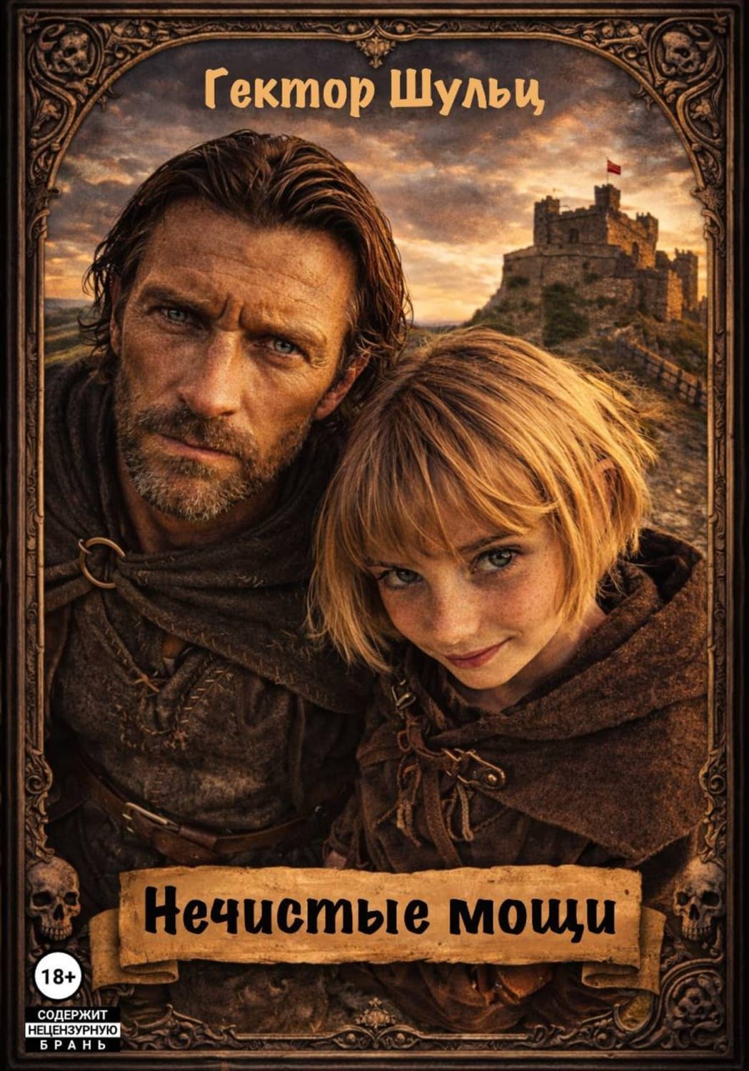 Обложка книги «Нечистые мощи» — Гектор Шульц
