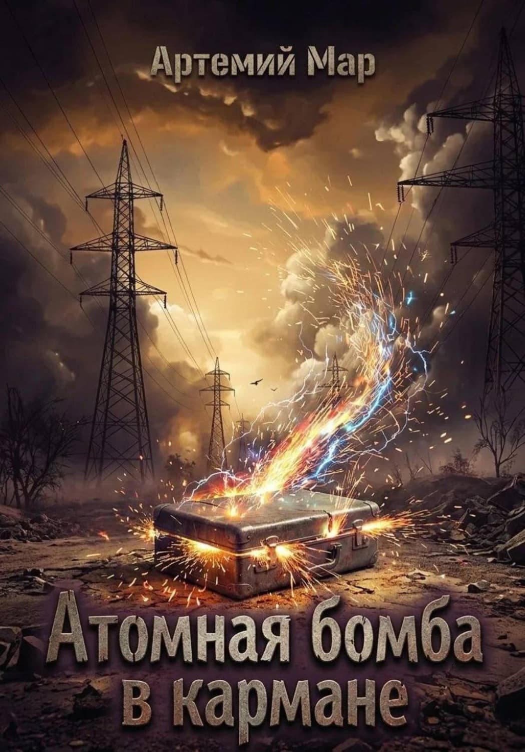 Обложка книги «Атомная бомба в кармане» — Ан Мар