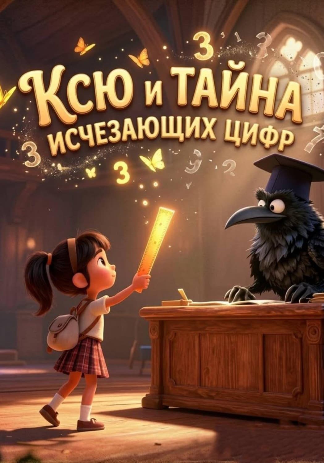 Обложка книги «Ксю и тайна исчезающих цифр» — Светлана Шестернёва