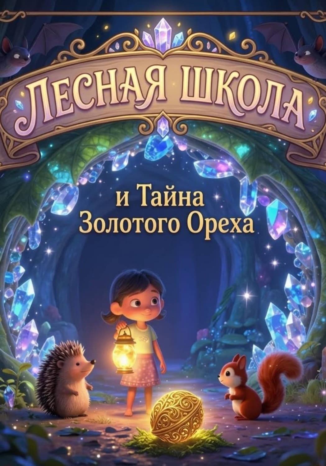 Обложка книги «Лесная школа и тайна золотого ореха» — Светлана Шестернёва