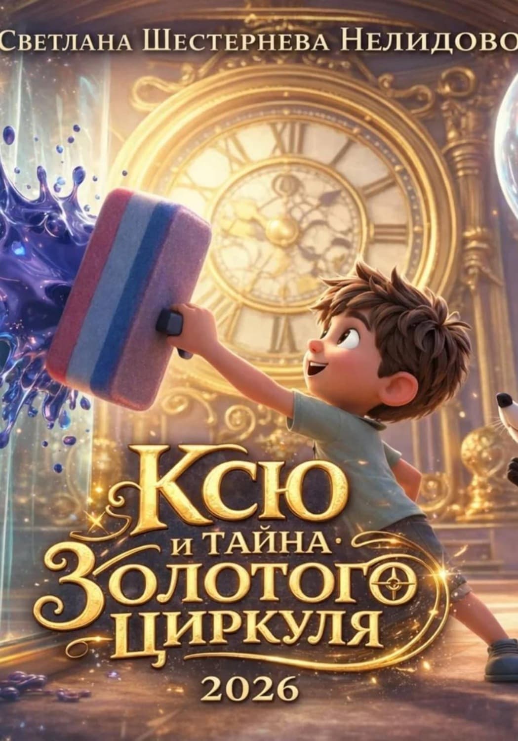 Обложка книги «Ксю и тайна Золотого циркуля» — Светлана Шестернёва