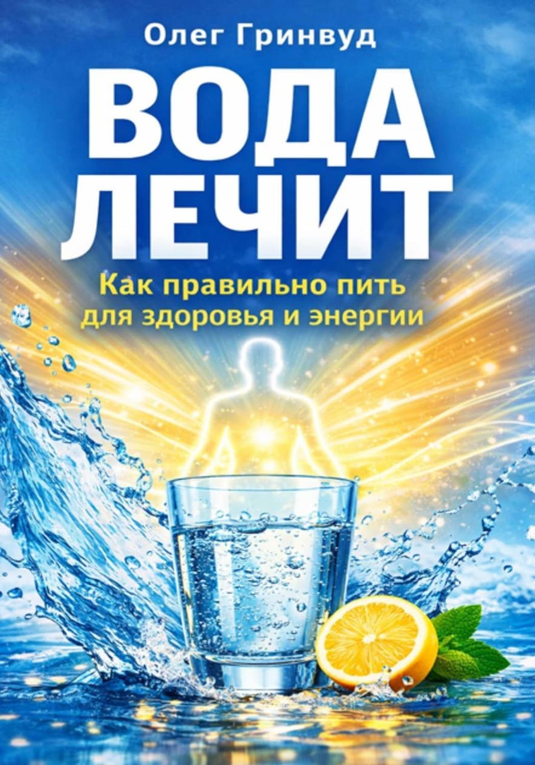 Обложка книги «Вода лечит: как правильно пить для здоровья и энергии» — Олег Гринвуд