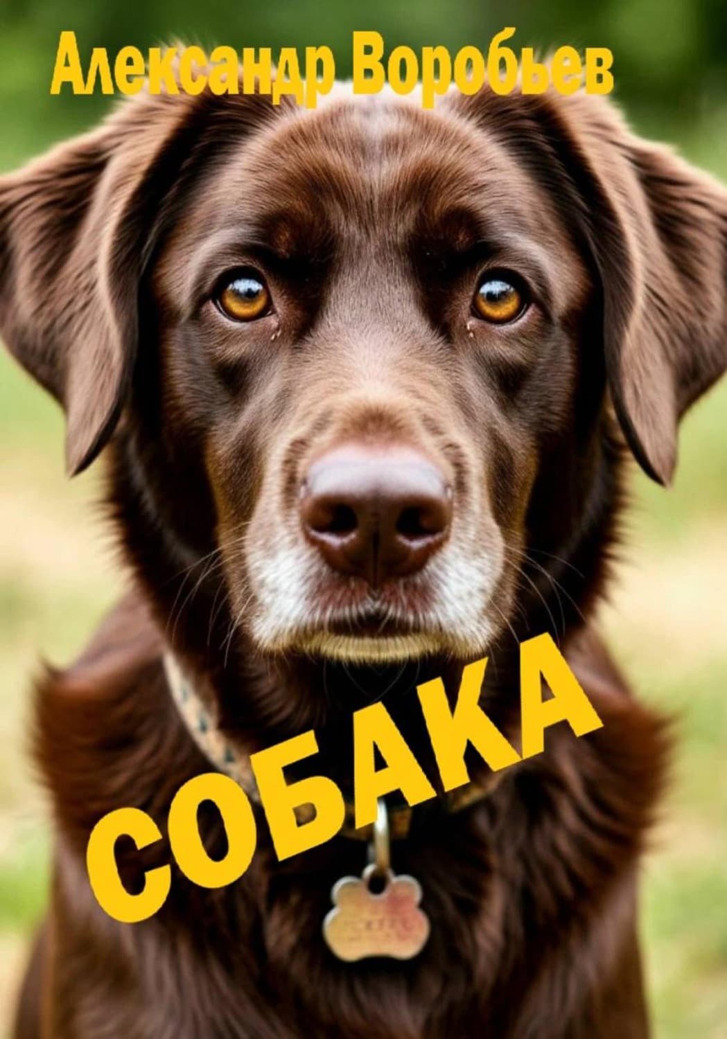Обложка книги «Собака» — А. С. Воробьев