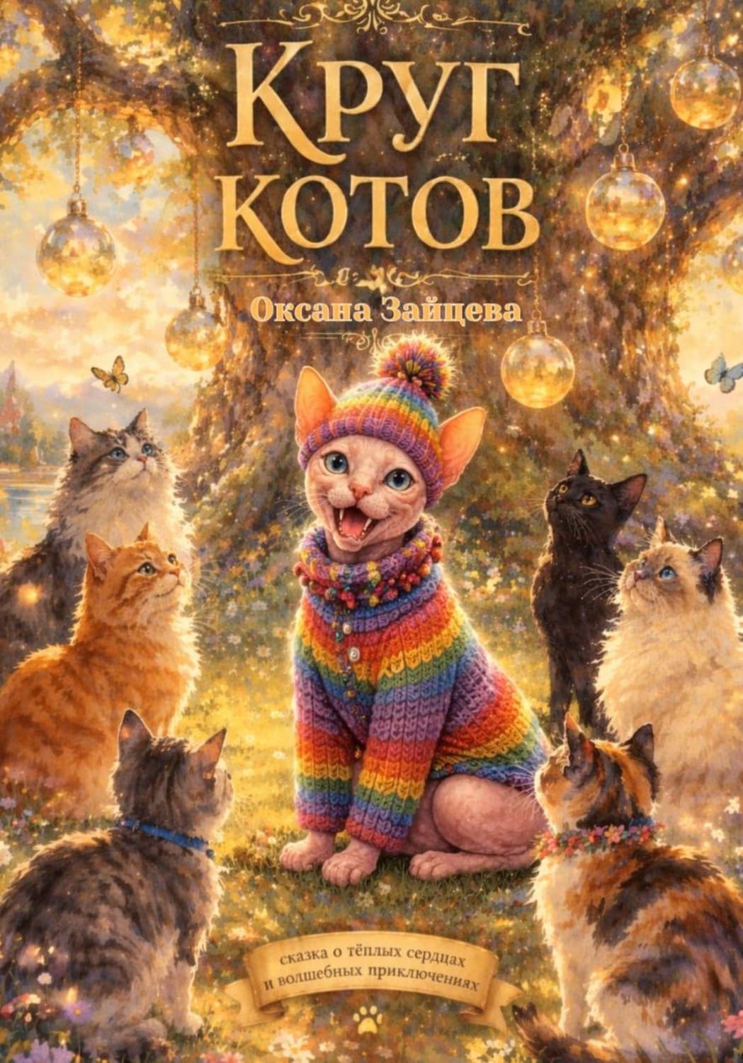 Обложка книги «Круг котов» — О. Н. Зайцева