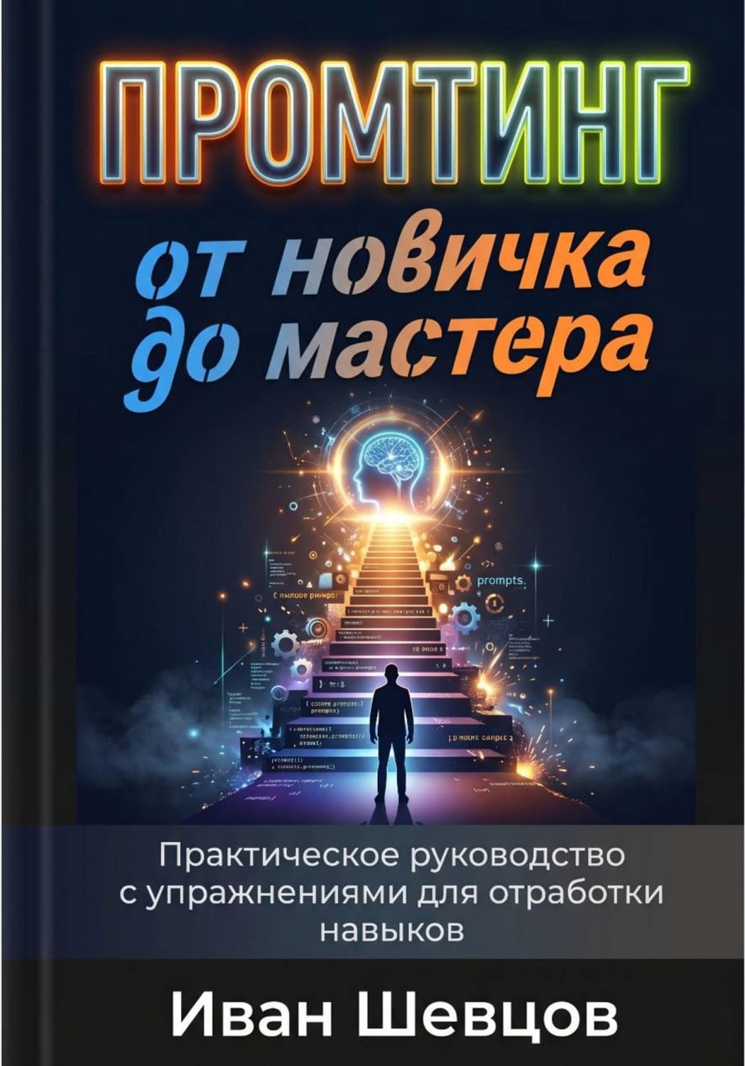 Обложка книги «Промтинг: от новичка до мастера. Практическое руководство с упражнениями» — Илья Шевцов