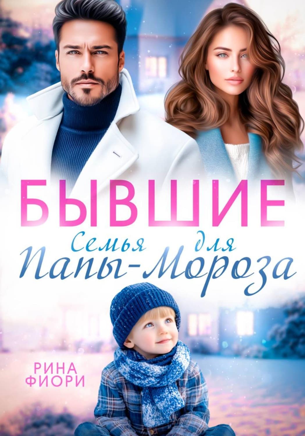 Обложка книги «Бывшие. Семья для Папы-Мороза» — Рина Фиори
