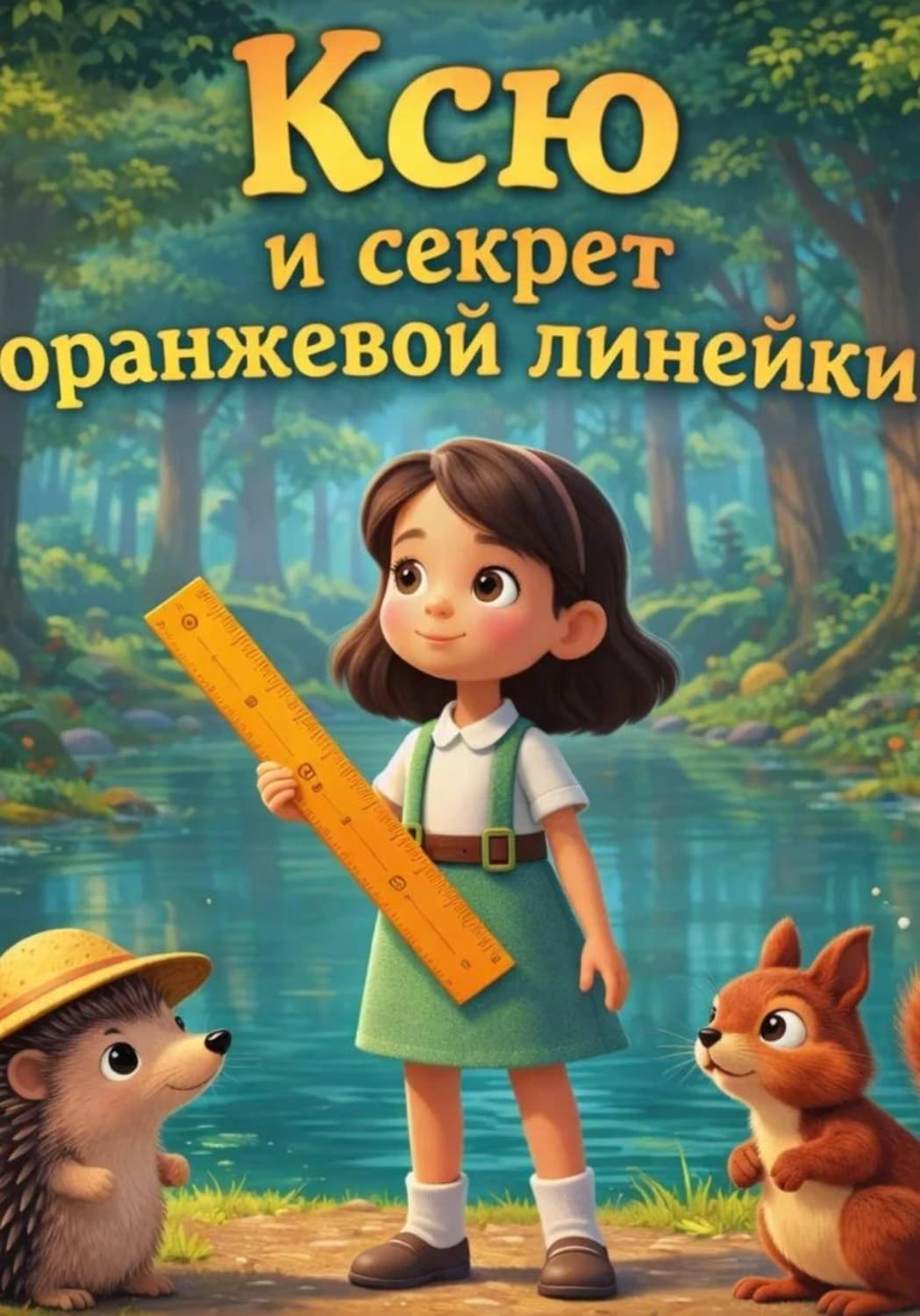 Обложка книги «Ксю и секрет оранжевой линейки» — Светлана Шестернёва