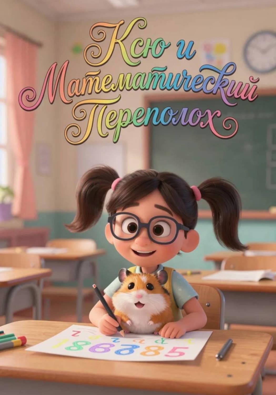 Обложка книги «Ксю и Математический Переполох» — Светлана Шестернёва