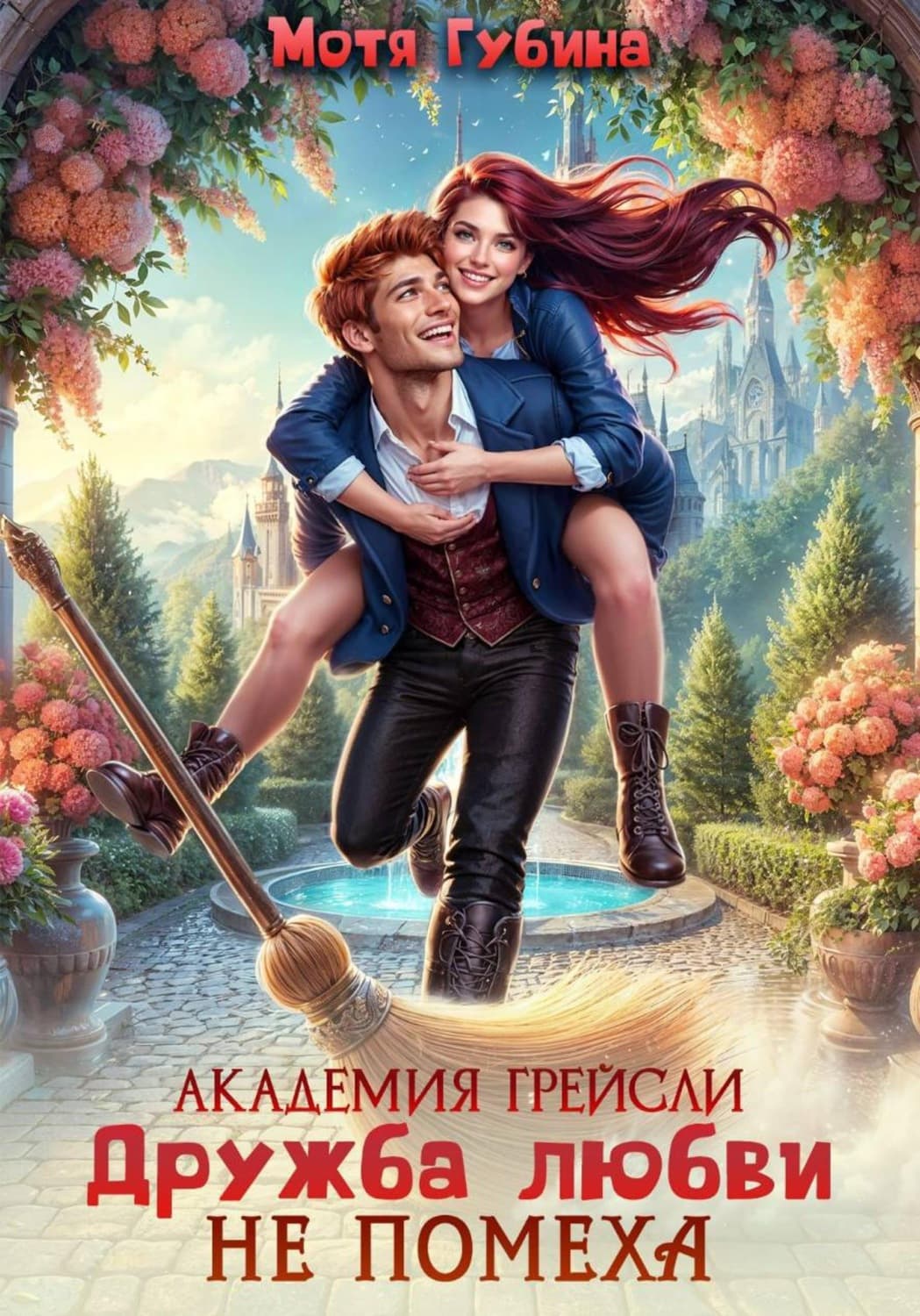 Обложка книги «Академия Грейсли. Дружба любви не помеха» — Мотя Губина