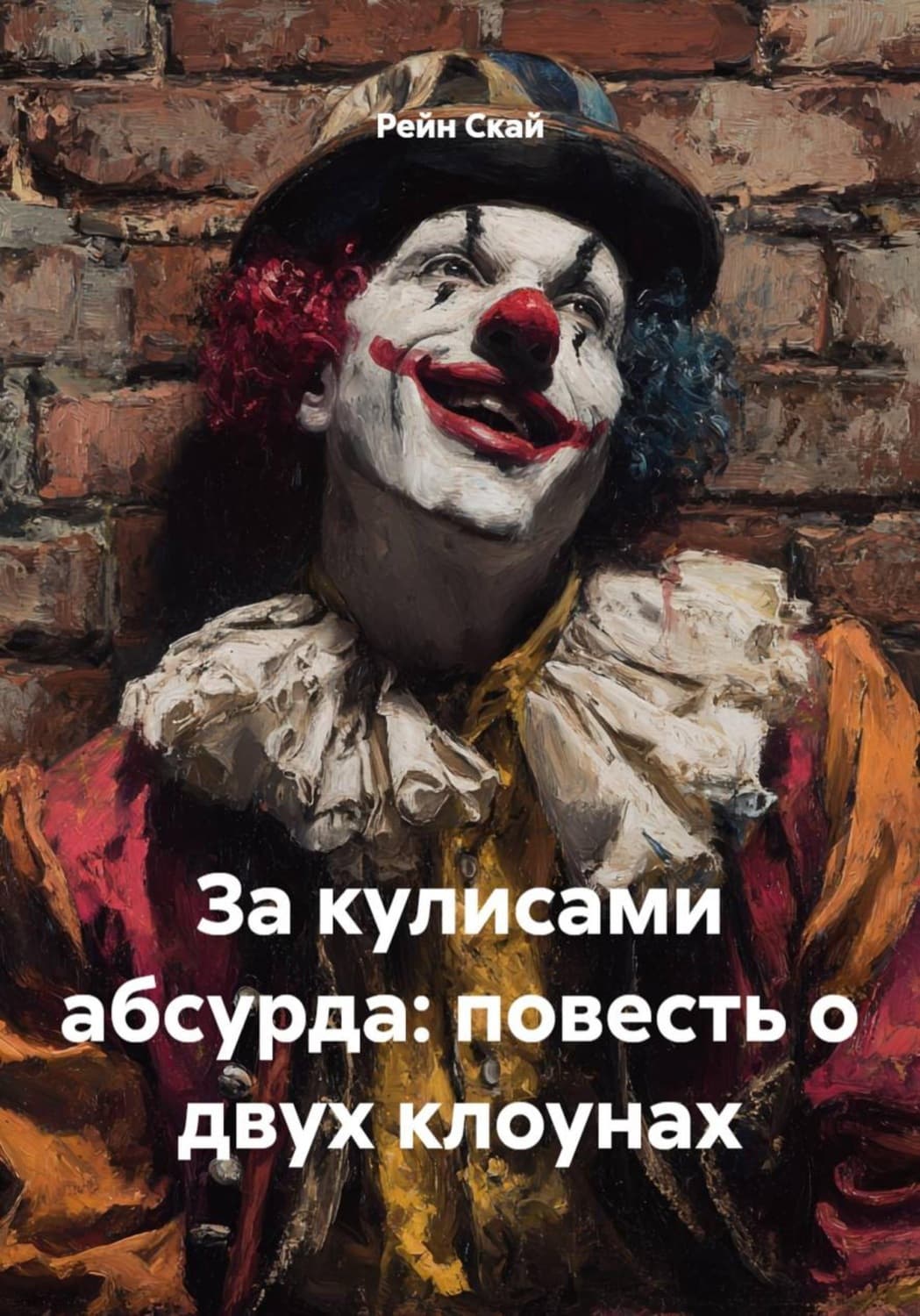 Обложка книги «За кулисами абсурда: повесть о двух клоунах» — Рин Скай