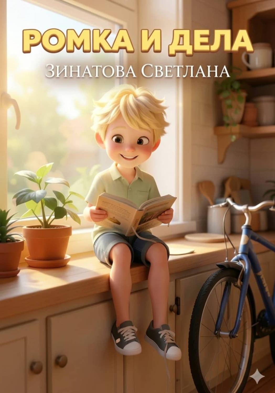 Обложка книги «Ромка и дела» — светлана зинатова