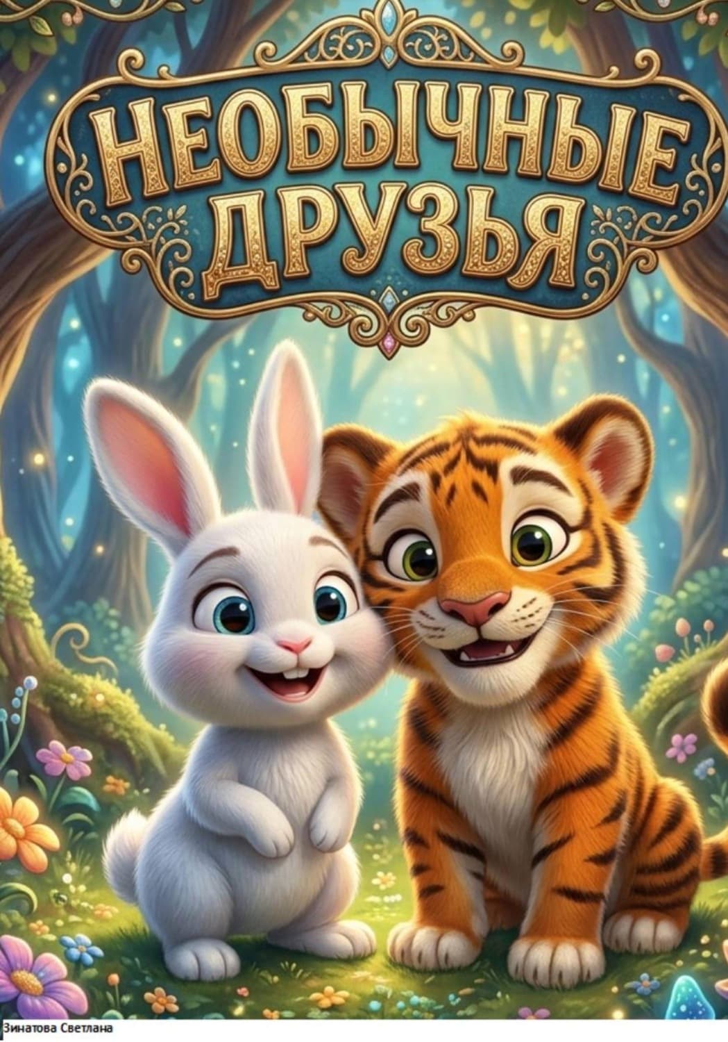 Обложка книги «Необычные друзья» — светлана зинатова