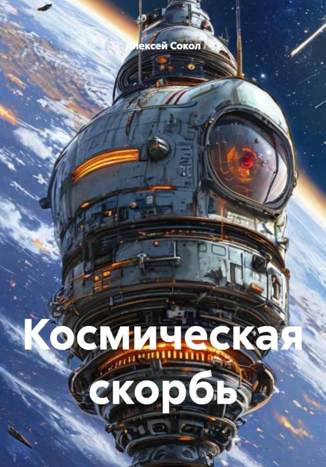 Обложка книги «Космическая скорбь» — Андрей Сокол
