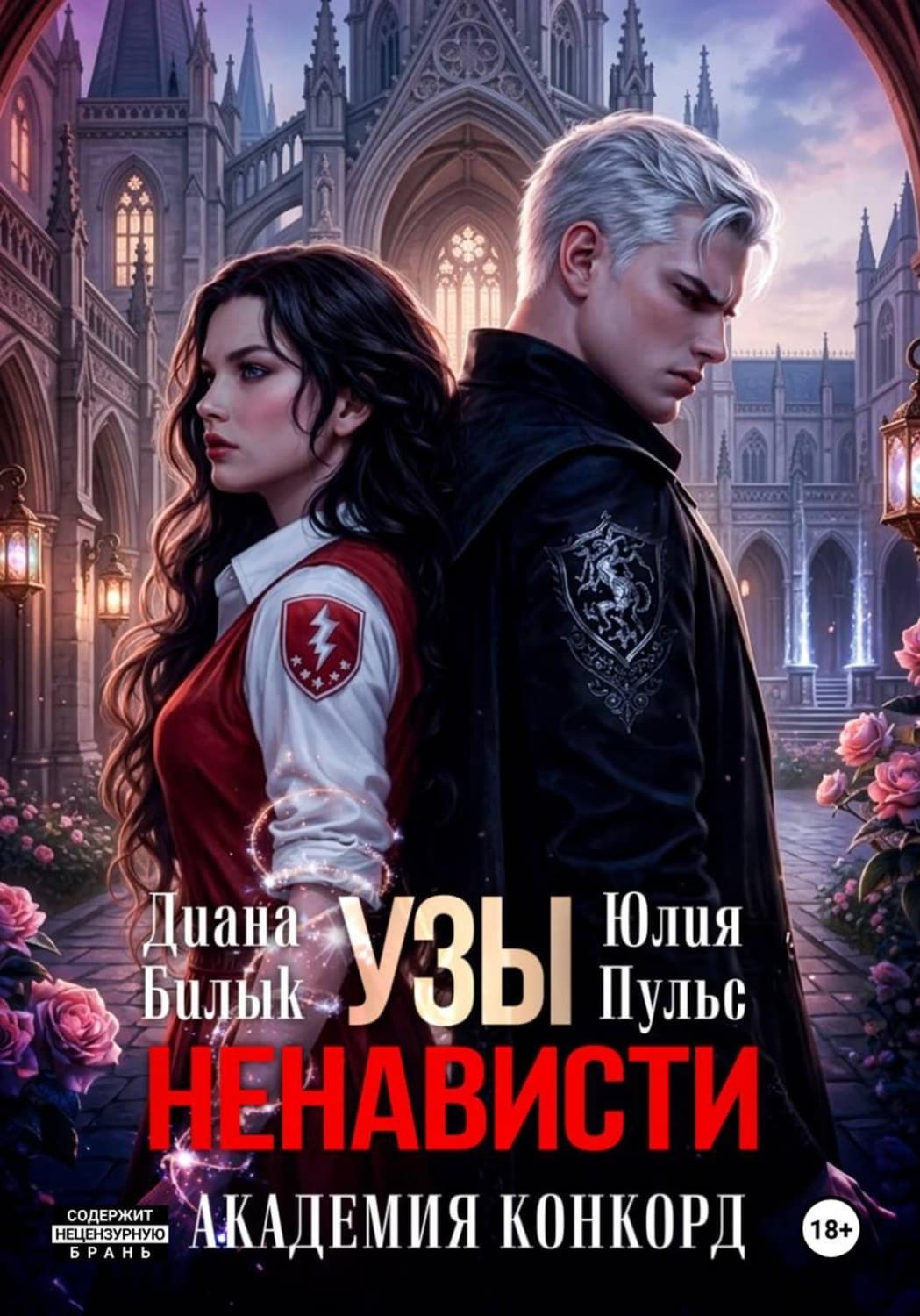 Обложка книги «Узы ненависти. Академия Конкорд» — Диана Билык