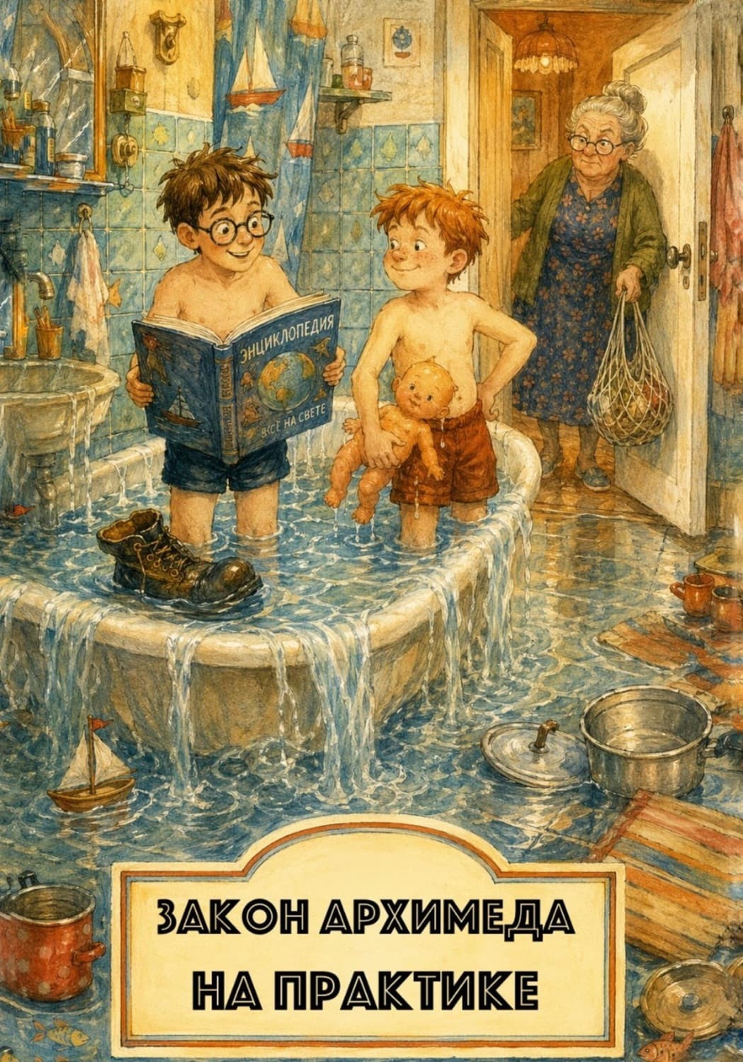 Обложка книги «Цикл «Двор и компания» Закон Архимеда на практике» — Илья Морозов