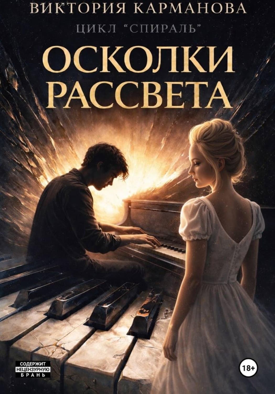 Обложка книги «Спираль. Осколки рассвета» — Виктория Карманова