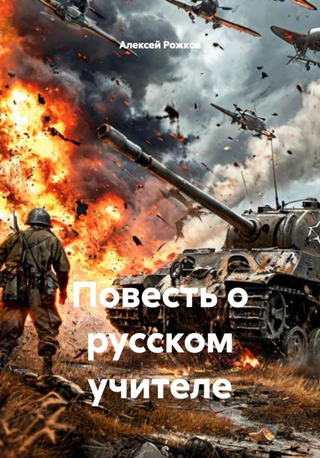 Обложка книги «Повесть о русском учителе» — Александр Рожков