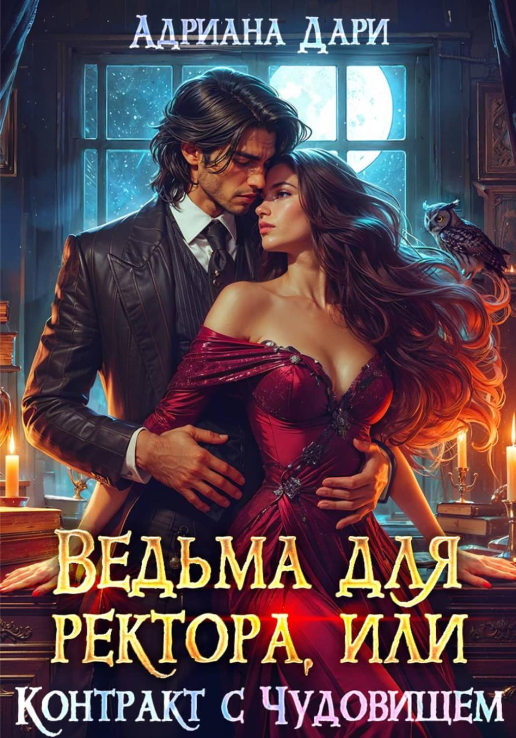 Обложка книги «Ведьма для ректора, или Контракт с Чудовищем» — Анна Дари