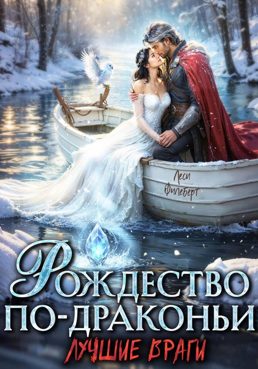 Обложка книги «Рождество по-драконьи. Лучшие враги» — Леси Филеберт