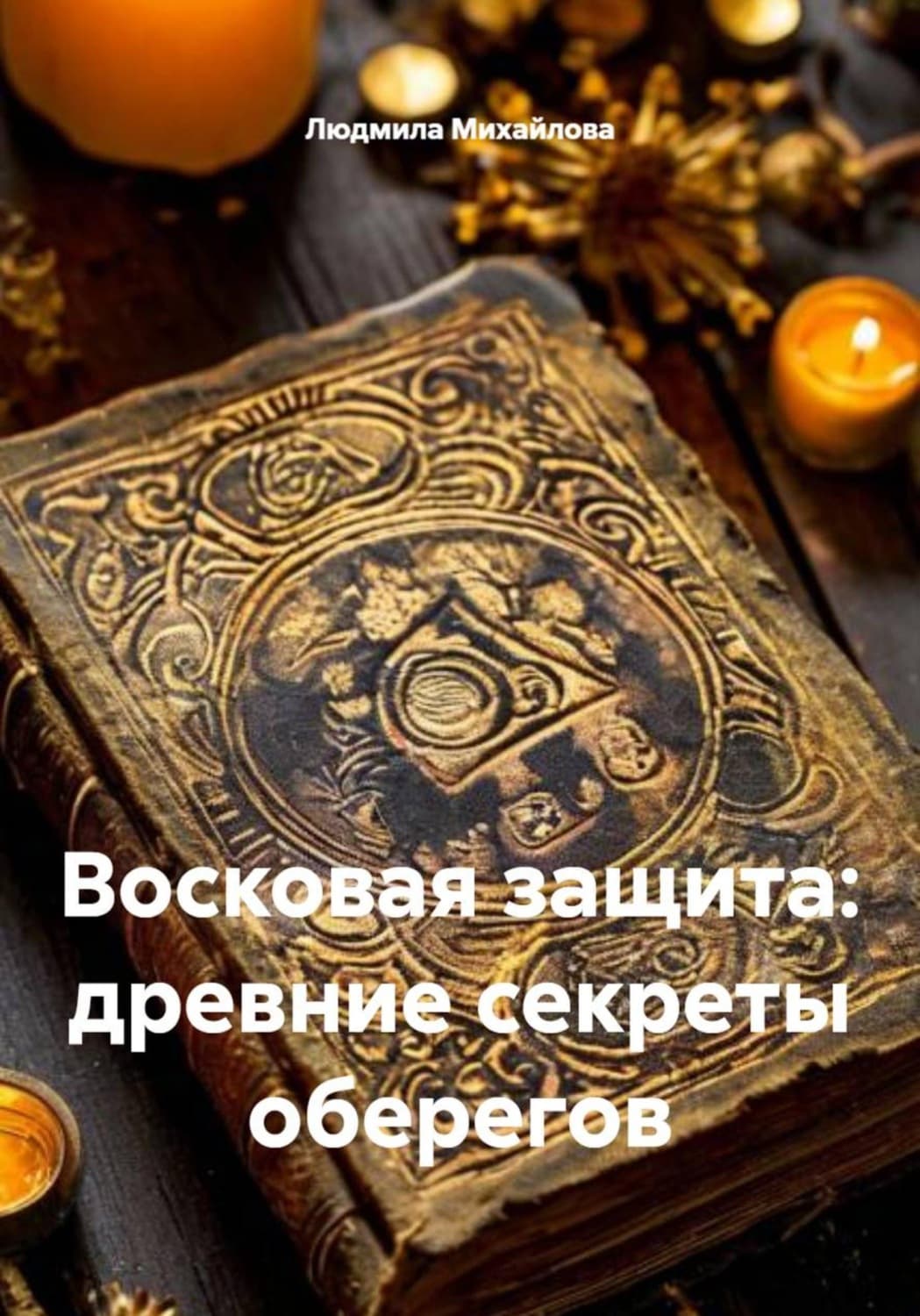 Обложка книги «Восковая защита: древние секреты оберегов» — Людмила Михайлова