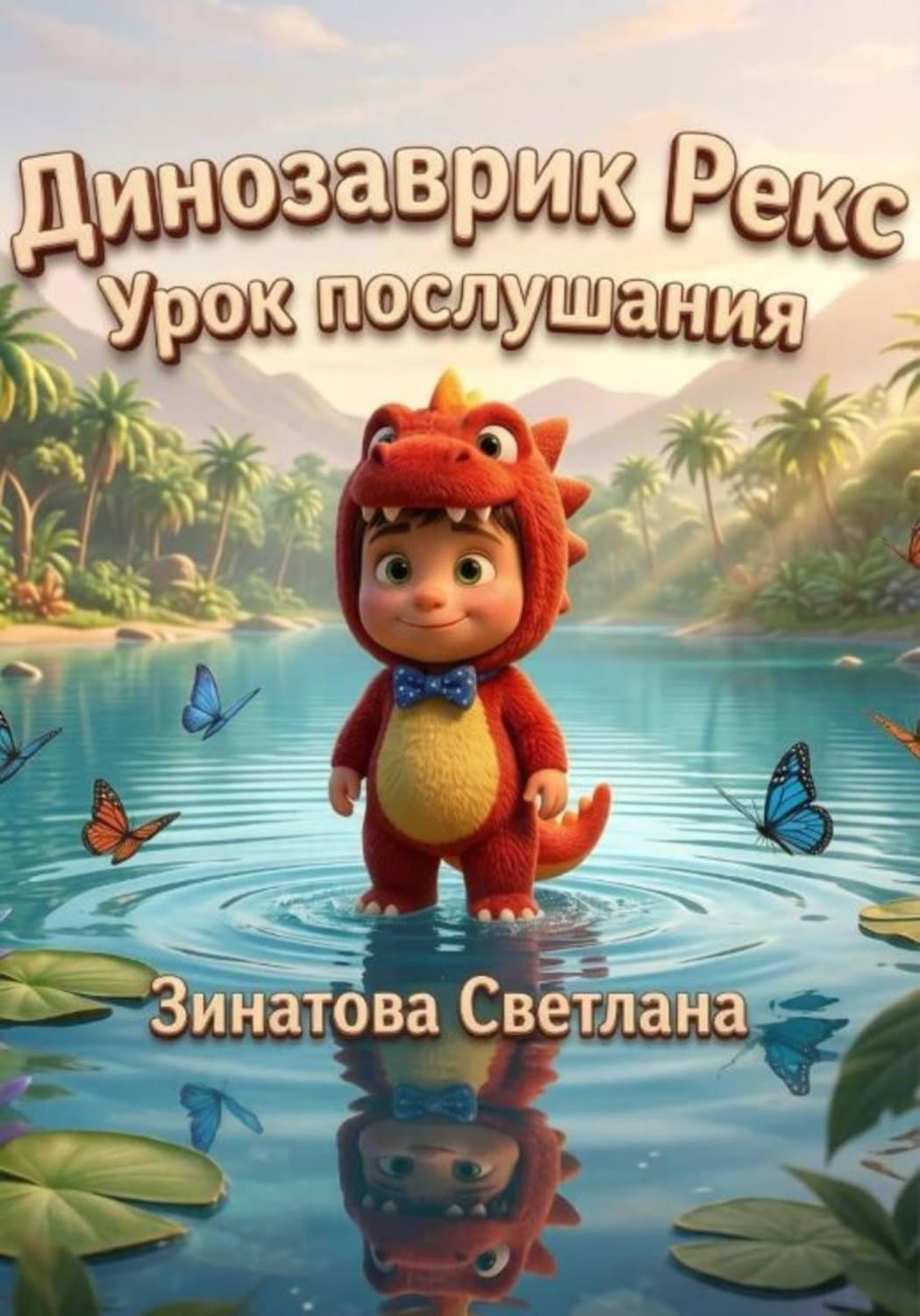 Обложка книги «Динозаврик Рекс. Урок послушания» — светлана зинатова