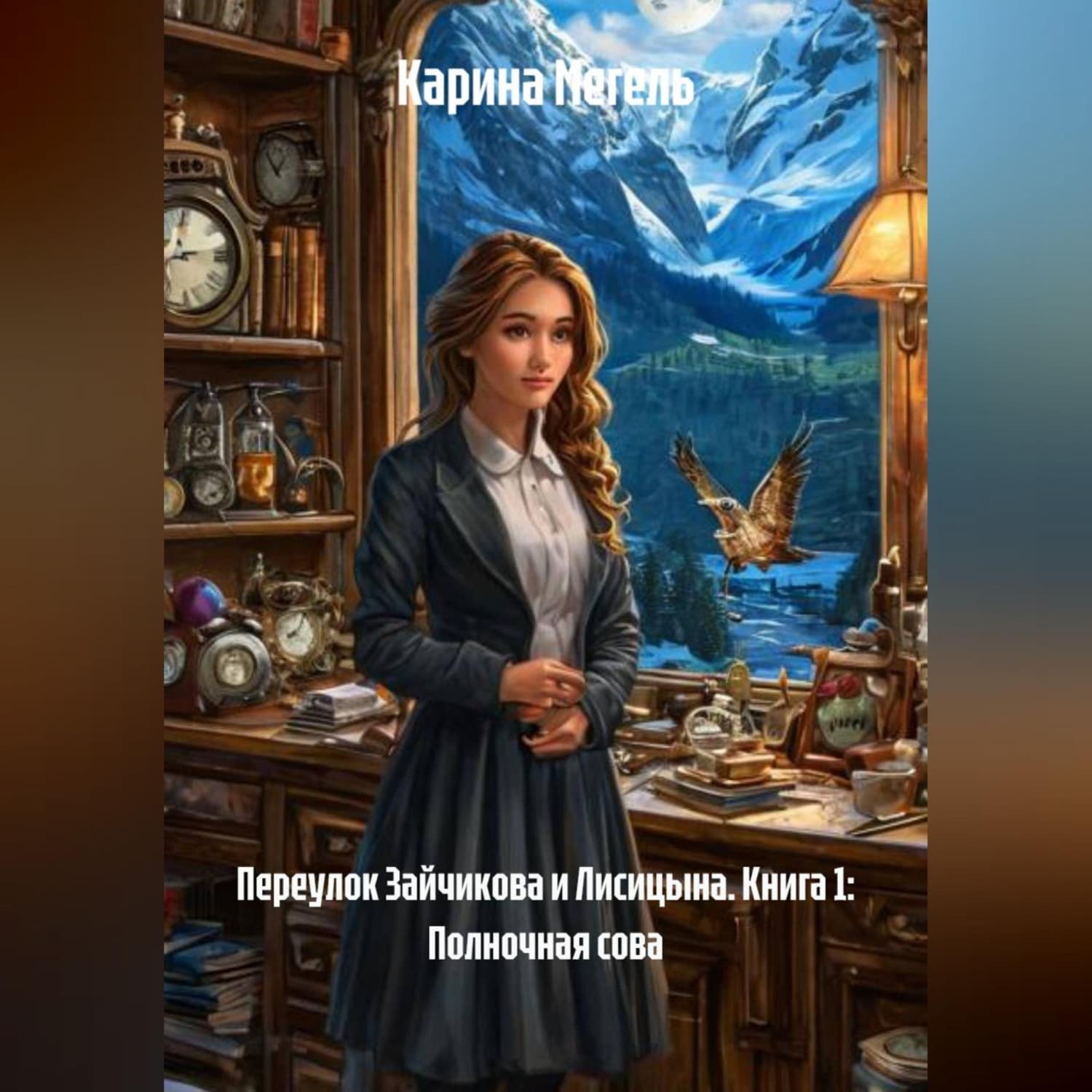 Обложка книги «Переулок Зайчикова и Лисицына. Книга 1: Полночная сова» — Муляр (Масюта) Карина