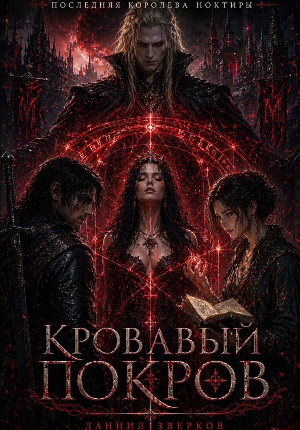 Обложка книги «Последняя Королева Ноктиры: Кровавый Покров» — Даниил Зверков