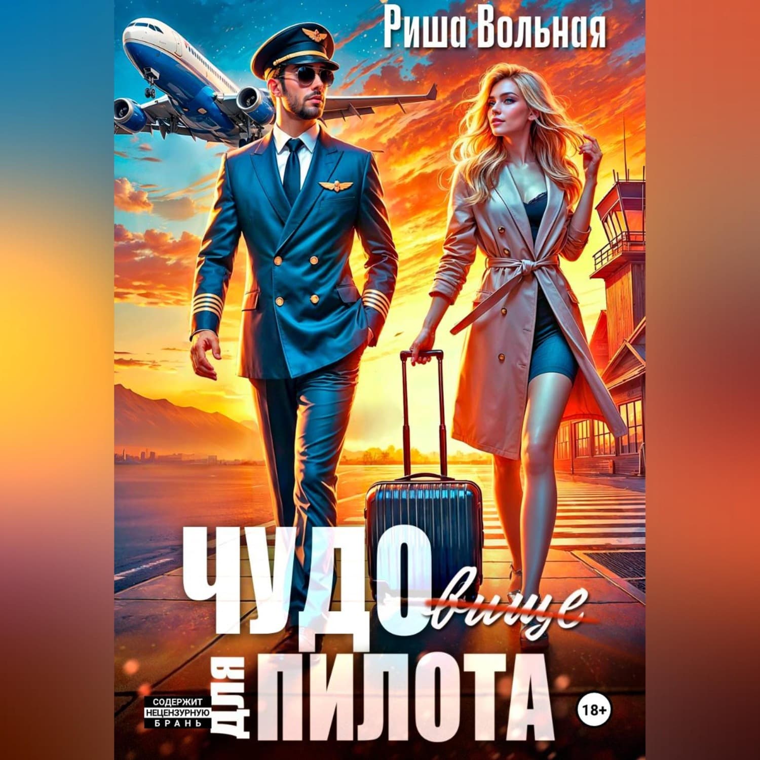 Обложка книги «ЧУДОвище для пилота» — Риша Вольная