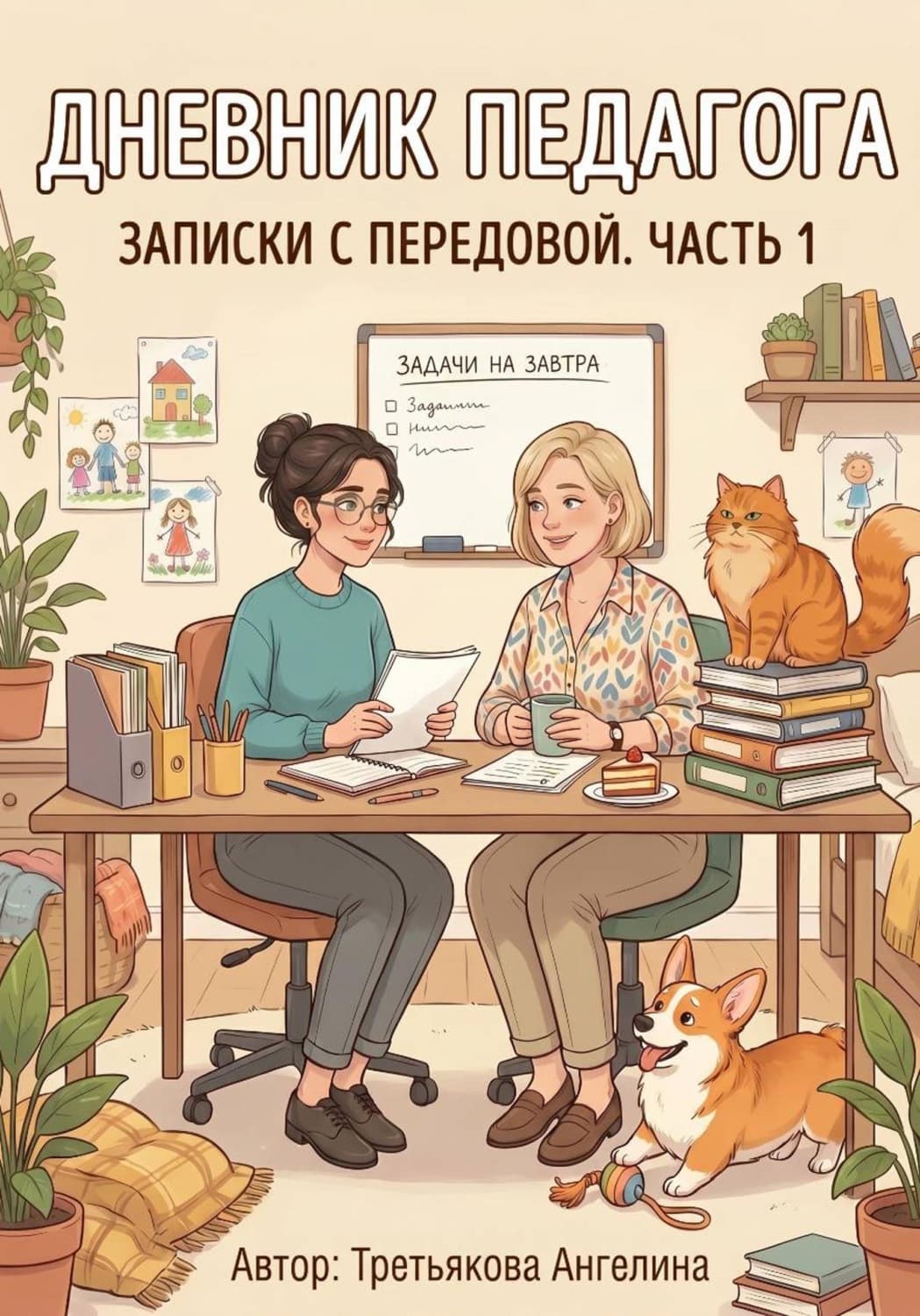 Обложка книги «Дневник педагога: записки с передовой. Часть 1» — Александра Третьякова