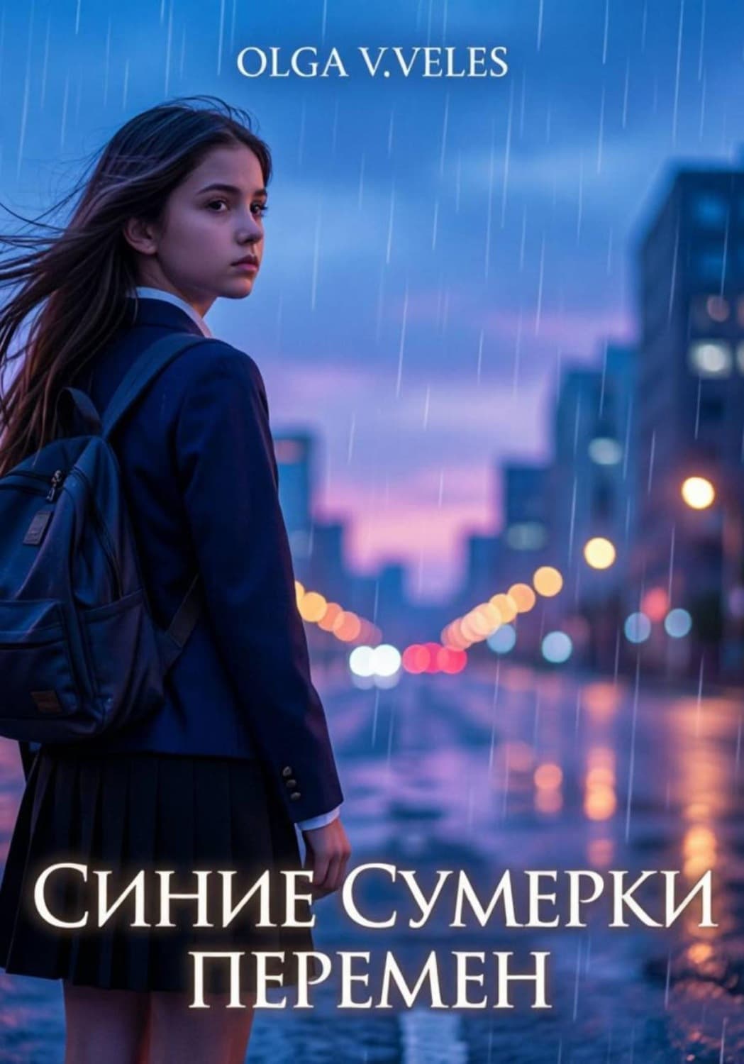 Обложка книги «Синие сумерки перемен» — Олга В. Велес