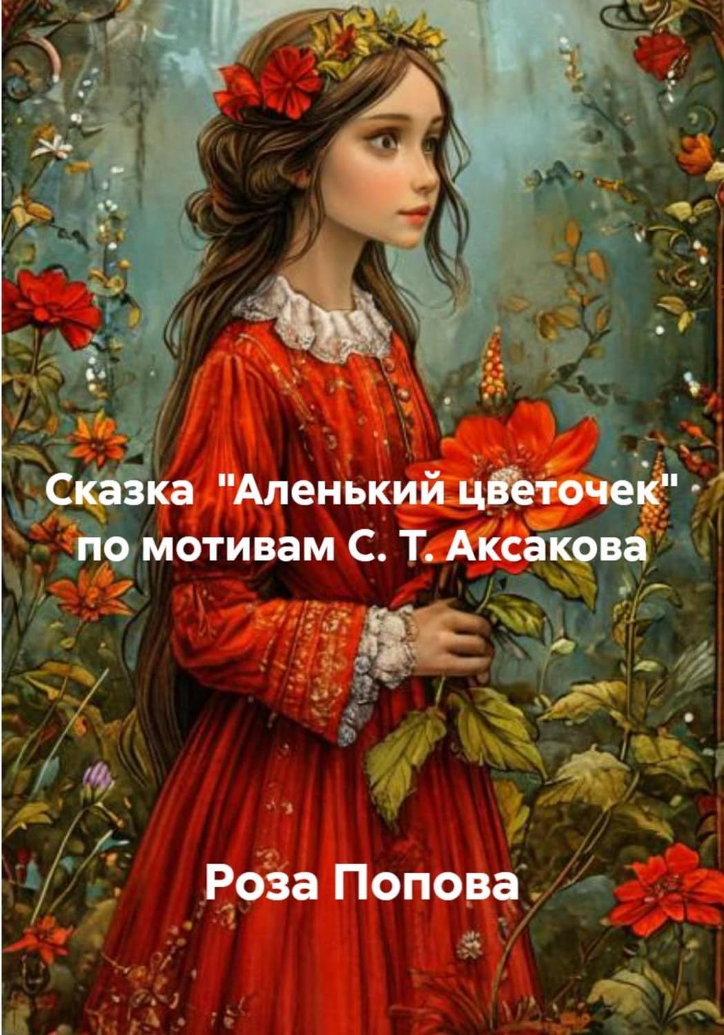 Обложка книги «Сказка "Аленький цветочек" по мотивам С. Т. Аксакова» — Ребекка Попова