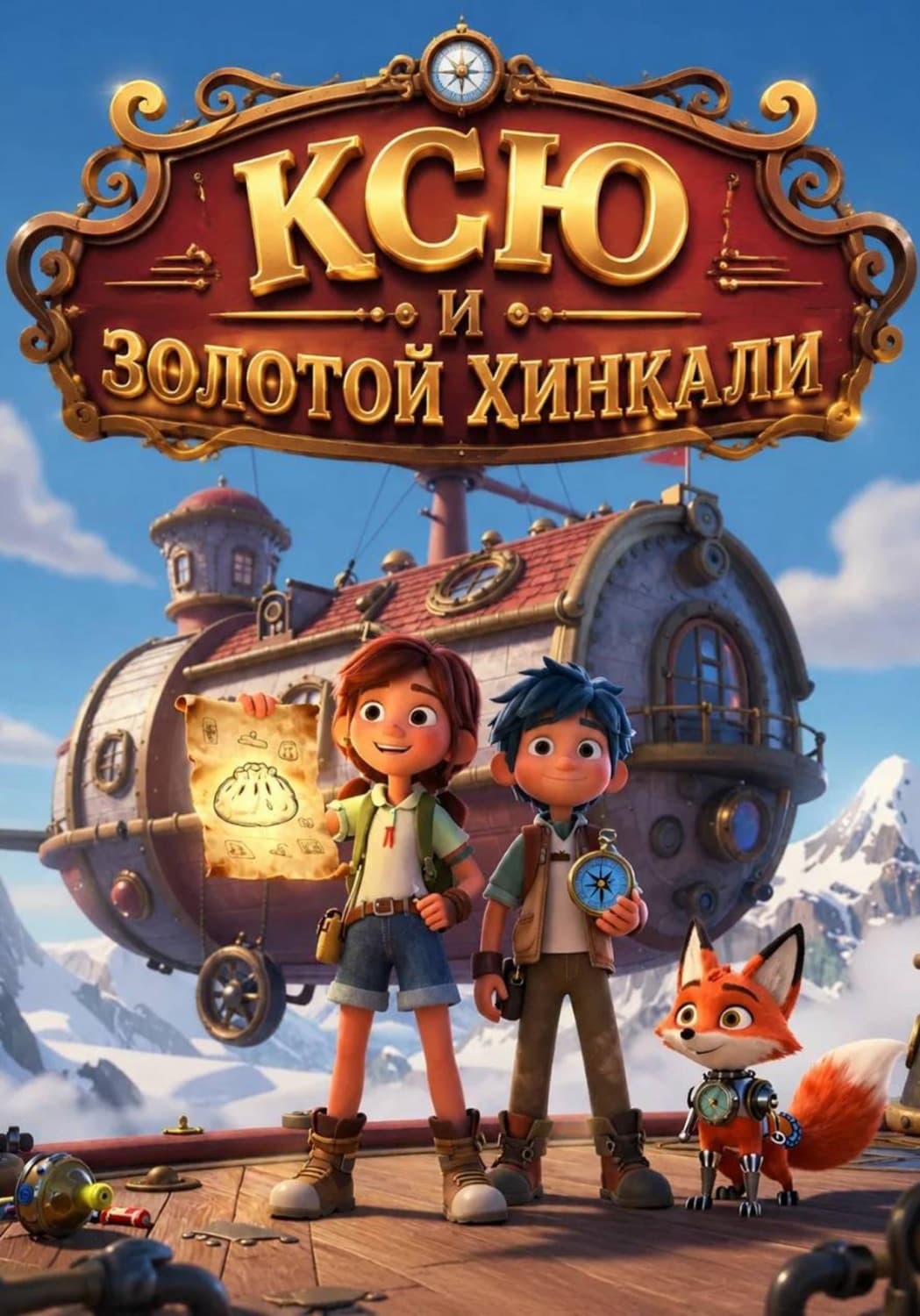 Обложка книги «Ксю и Золотой Хинкали» — Светлана Шестернёва