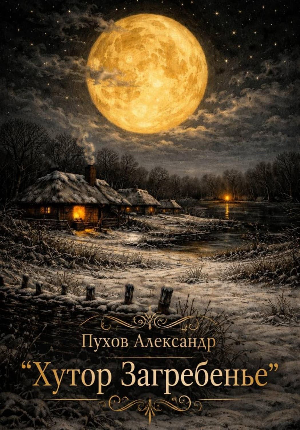 Обложка книги «Хутор Загребенье» — А. В. Пухов