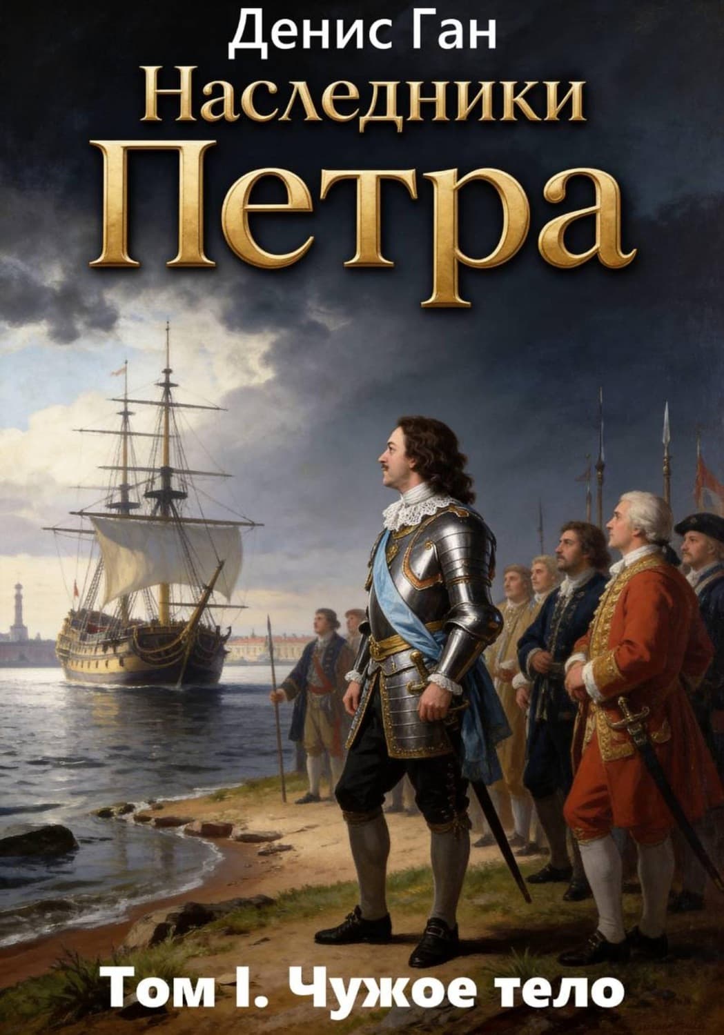 Обложка книги «Наследники Петра. Том 1. Чужое тело» — Денис Ган