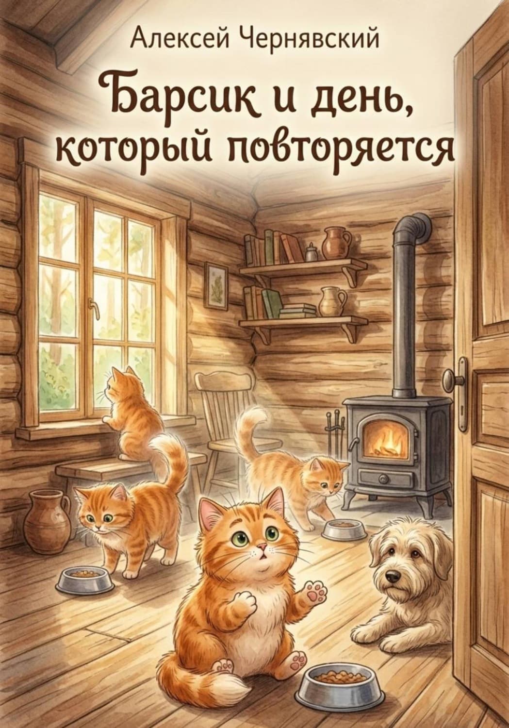 Обложка книги «Барсик и день который повторяется» — Алексей Чернявский