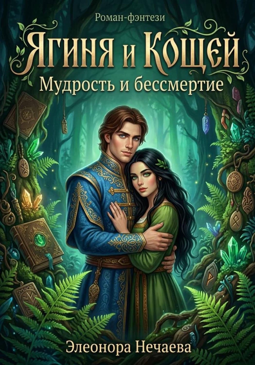 Обложка книги «Ягиня и Кощей. Мудрость и бессмертие» — Элеонора Нечаева
