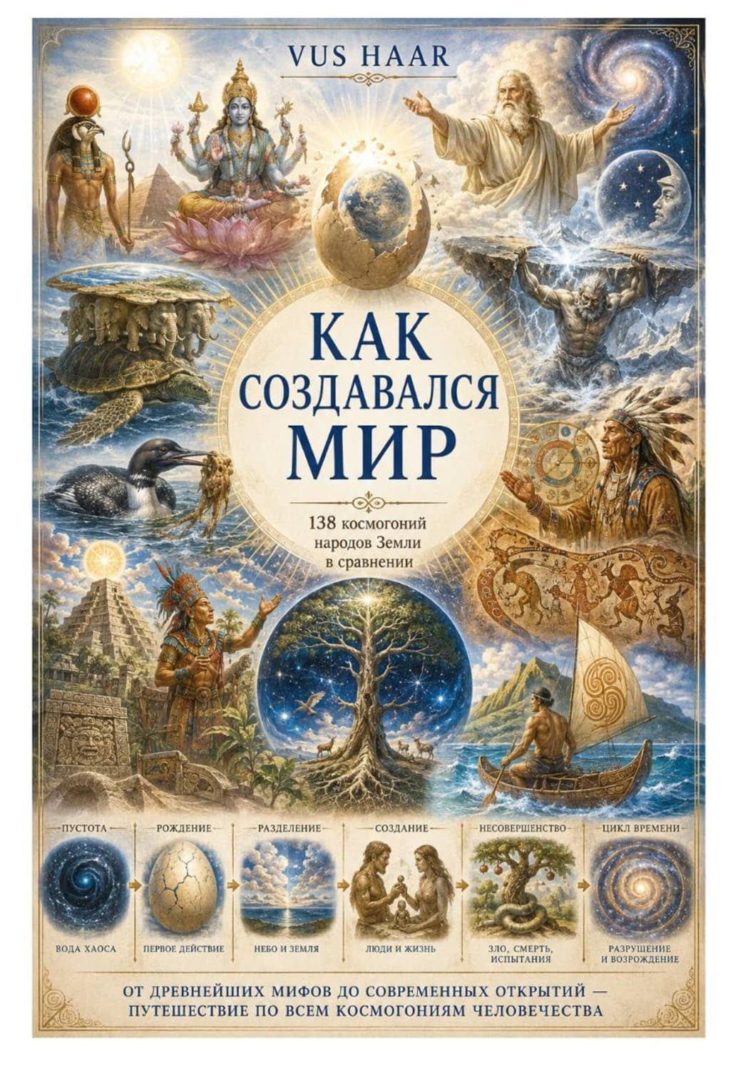 Обложка книги «Как создавался мир» — ВУС ХААР